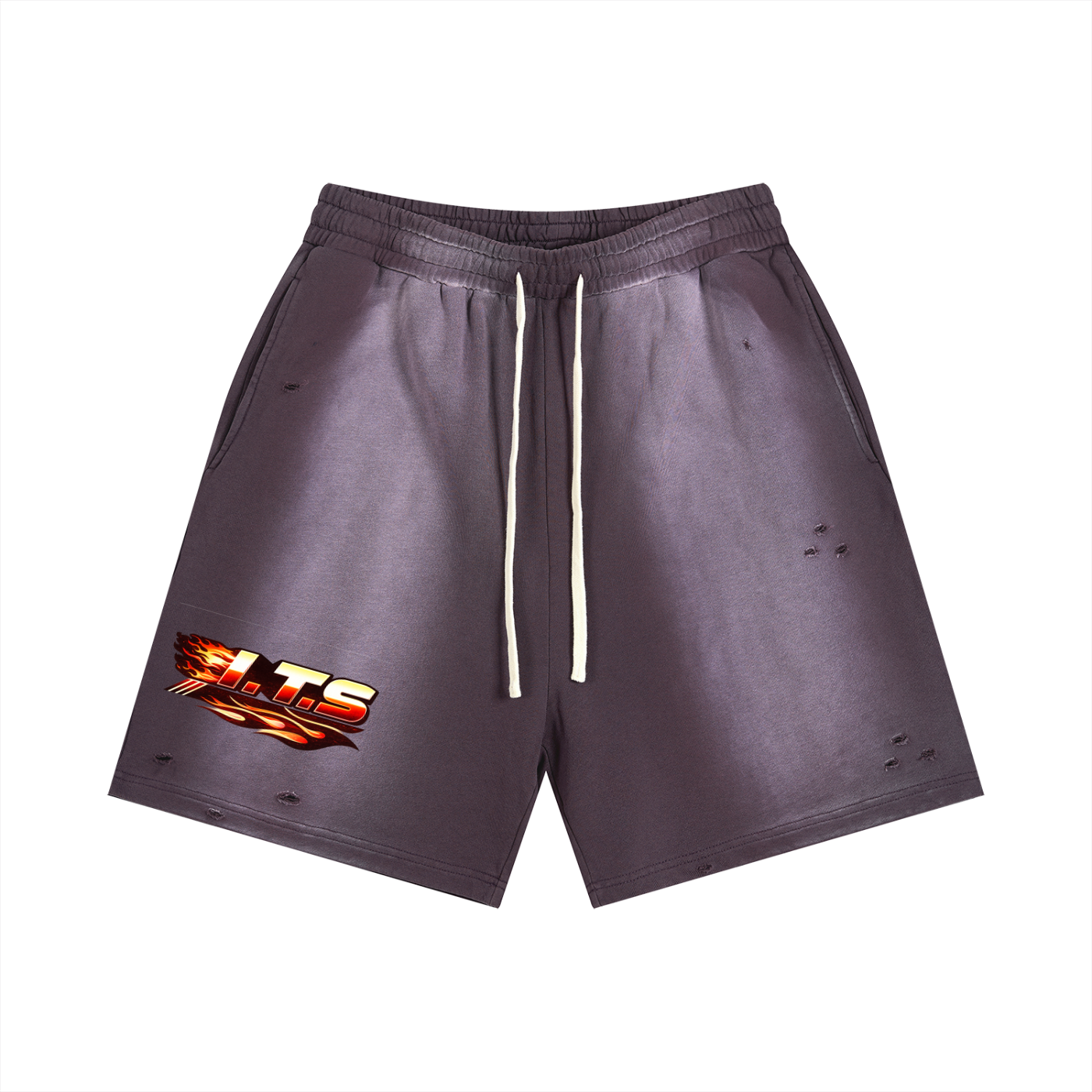 Sun Fade Distressed Shorts,Men,Men Shorts,IMTHATSERIOUS