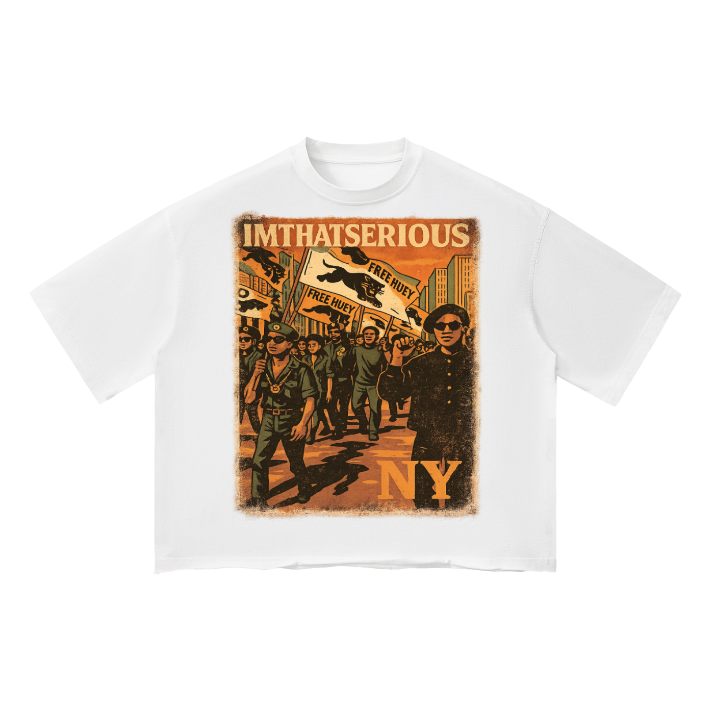 Vintage Wash Boxy T-Shirt,Black Panther,Black Panther Men,Black Panther Men T-Shirt,IMTHATSERIOUS,Men,Men T-SHirt