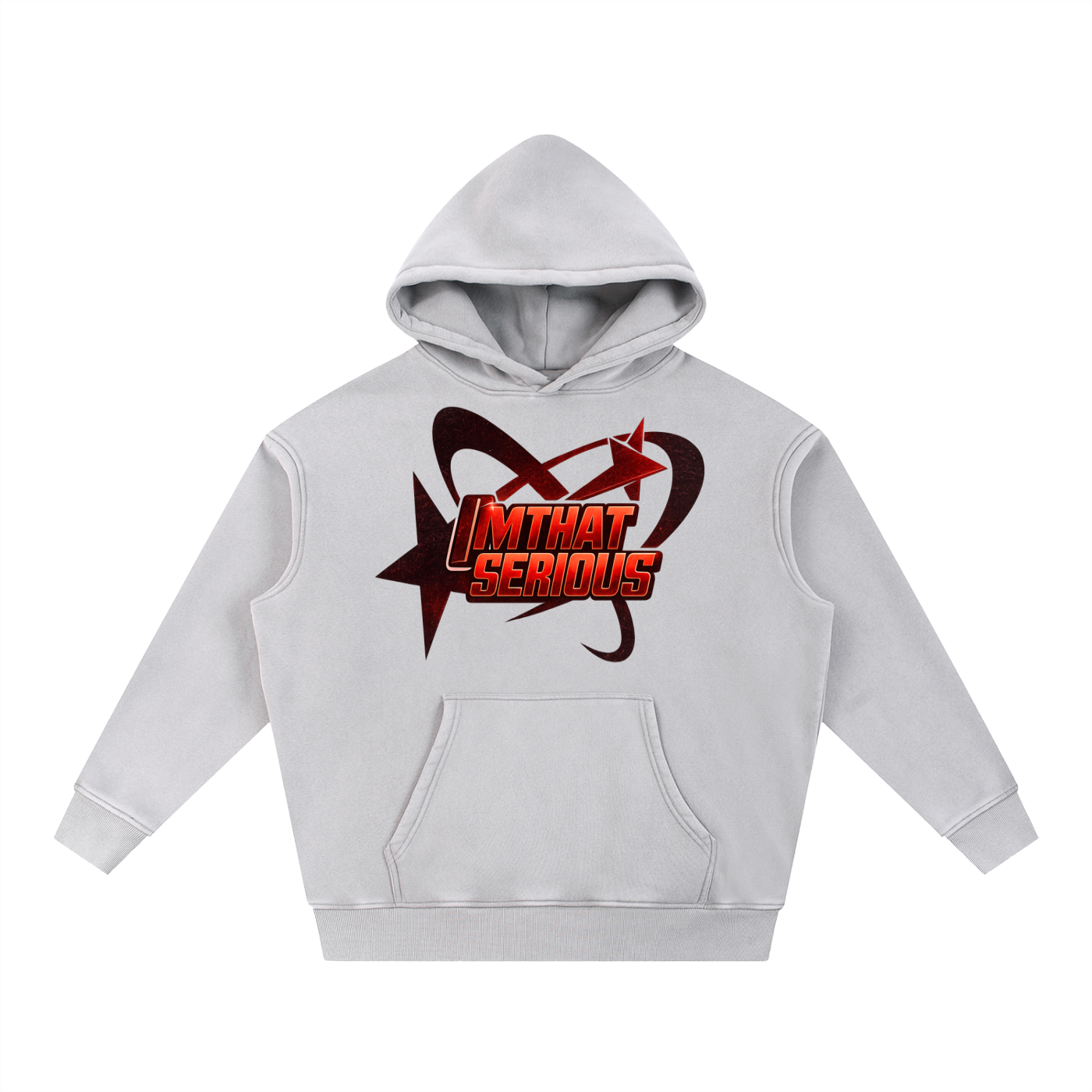 Snow Wash Fleece Oversize Hood,Men,Men Hoodie,Men Oversize Hoodie,IMTHATSERIOUS