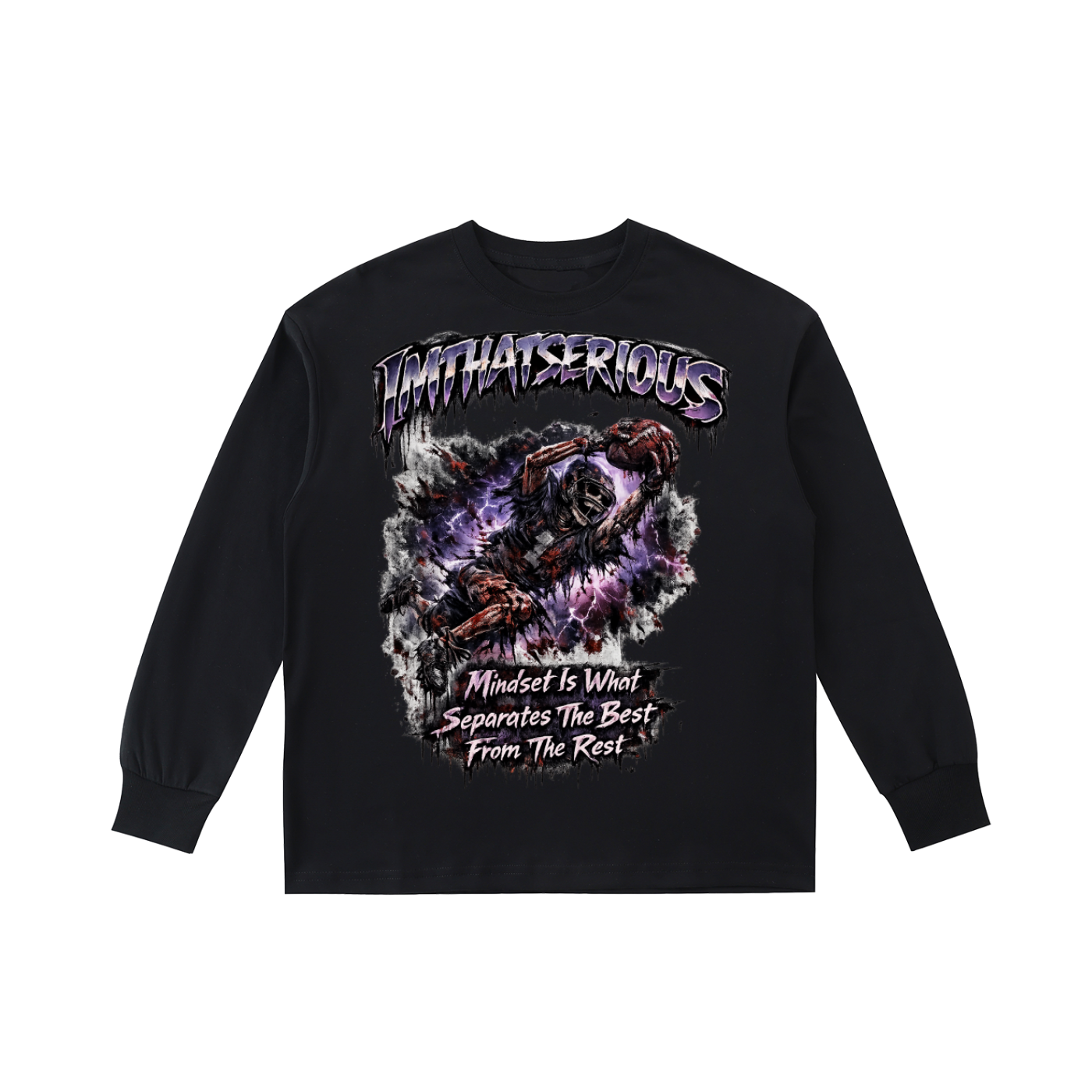 Kids' Cotton Long-Sleeve Tee,IMTHATSERIOUS,Kids,Mindset,Kids Mindset,kids Mindset Long Sleeve Tee,Kids Mindset Cotton Sleeve Tee,Kids Cotton Sleeve Tee,Kids Long Sleeve Tee,Kids Cotton Long Sleeve Tee