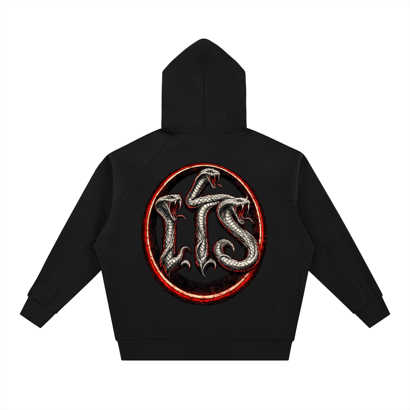 Sleeve Zip-Through Fleece Hood,Men,Men Hoodie,IMTHATSERIOUS