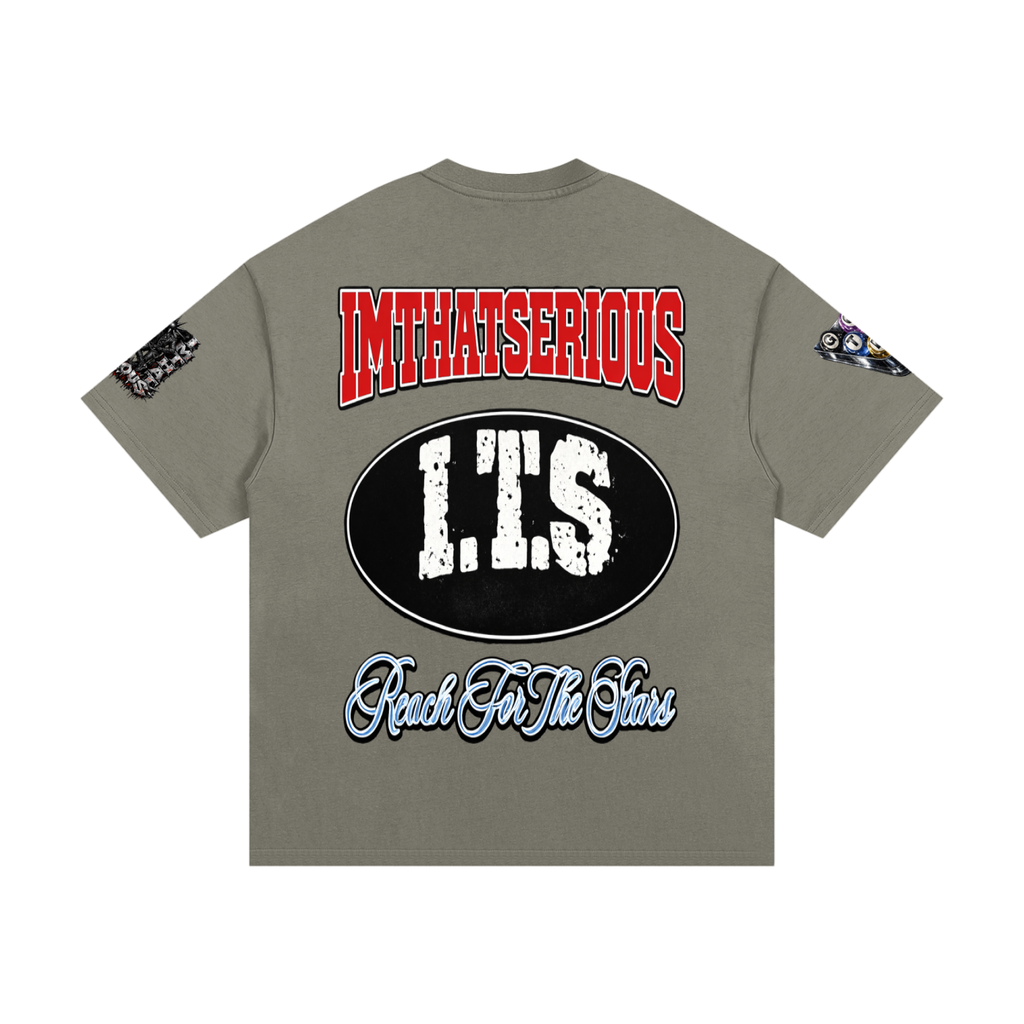  Heavyweight Cotton T-Shirt,I.T.S,IMTHATSERIOUS,Reach For The Stars,Reach For The Stars T-shirt,T-shirt,Men,Men T-shirt,Cotton T-shirt,Men Cotton T-shirt