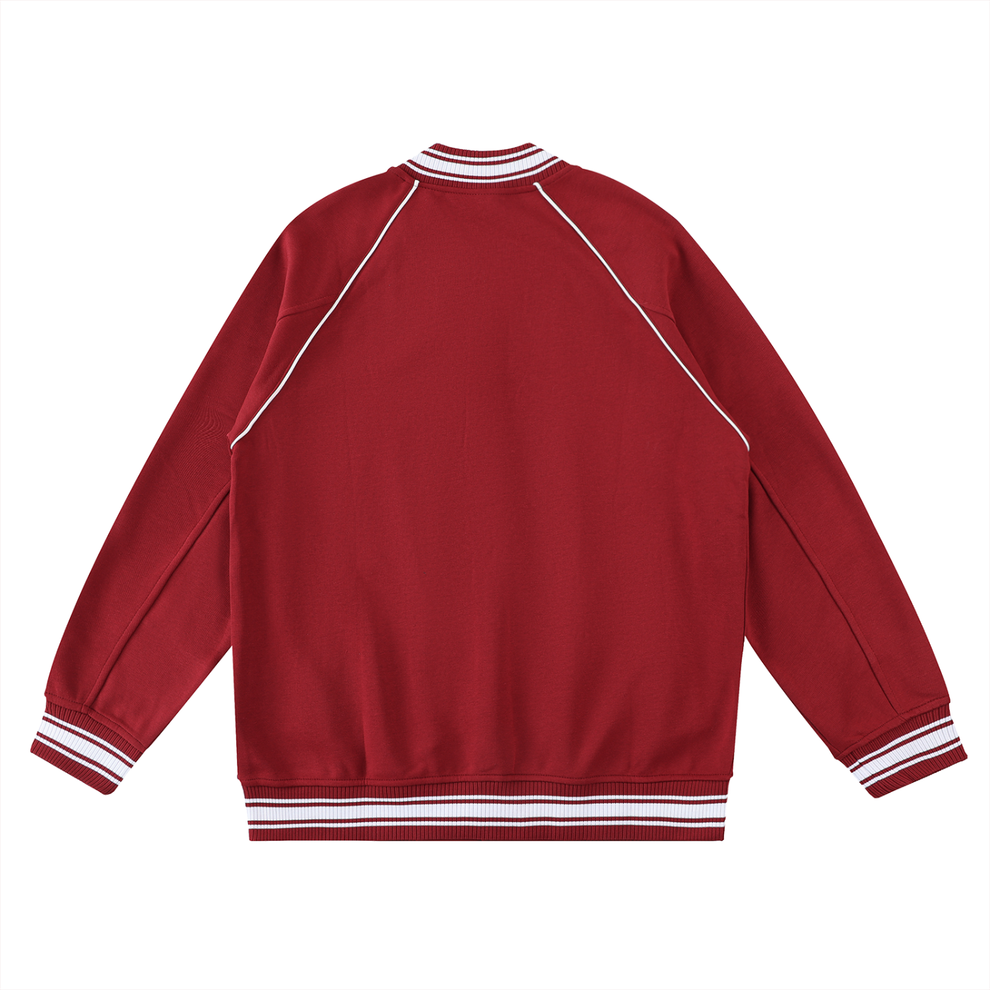 Contrast Trim Raglan Varsity J,varsity jacket,imthatserious,men,women,jacket