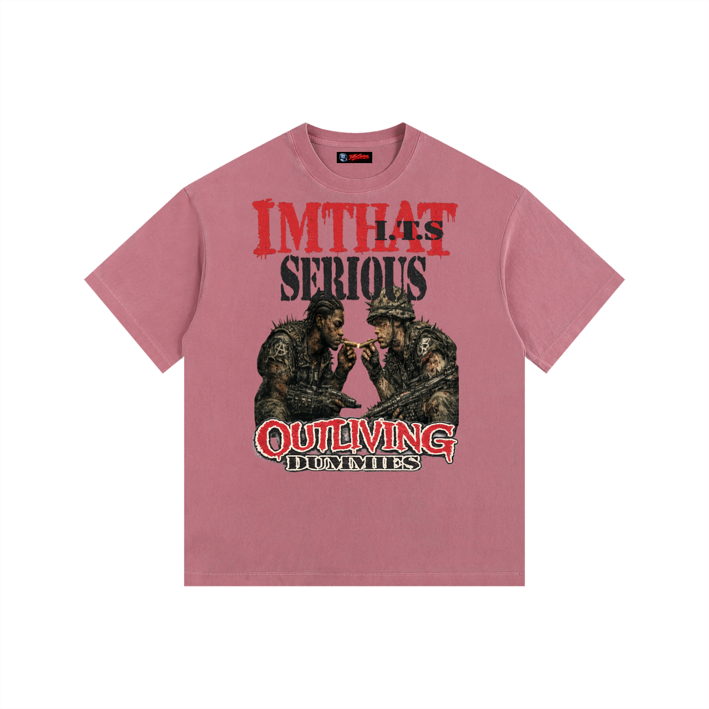 War Gas Mud,War Gas Mud Men,War Gas Mud T-Shirt,War Gas Mud Men T-Shirt,IMTHATSERIOUS,Men,Vintage Washed Oversized Cotto,Men Vintage Washed T-Shirt,Men Cotton T-Shirt,Men Oversized T-Shirt