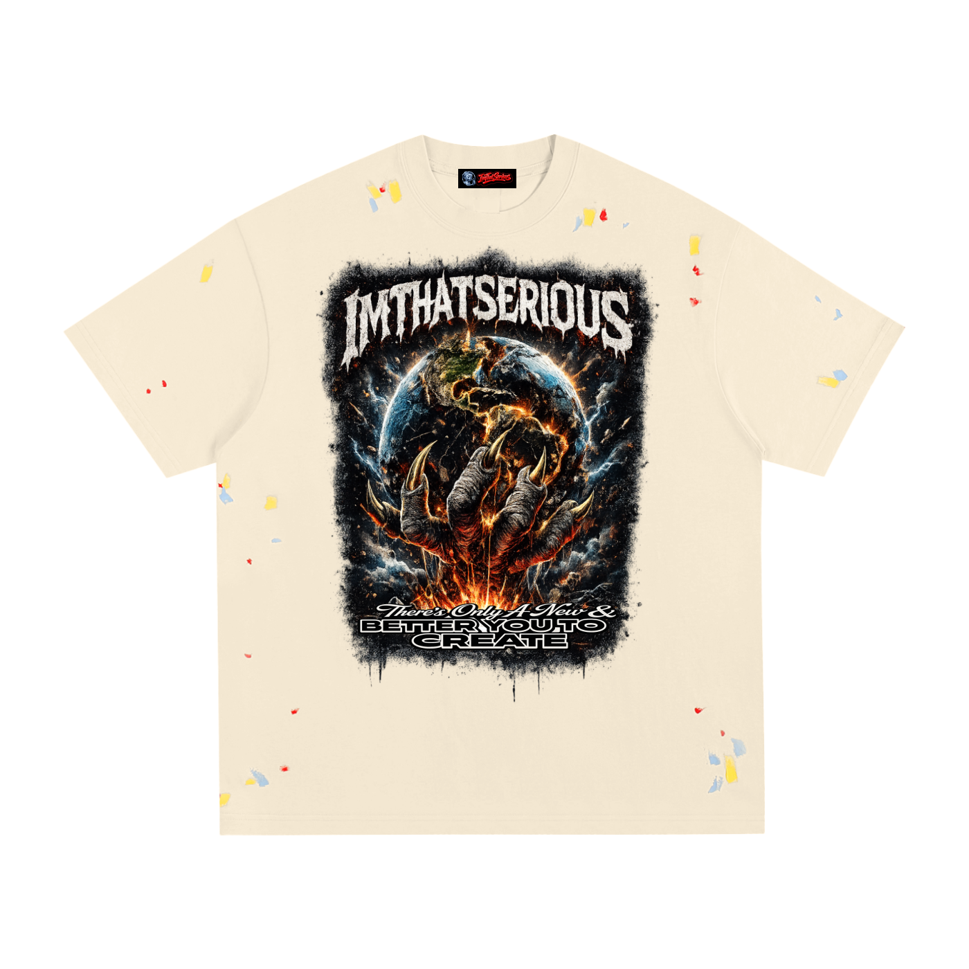 Paint Splatter T-Shirt,Creator Paint Splatter T-Shirt,Men Paint Splatter T-Shirt,Creator,IMTHATSERIOUS,Creator Men,Creator Men T-Shirt