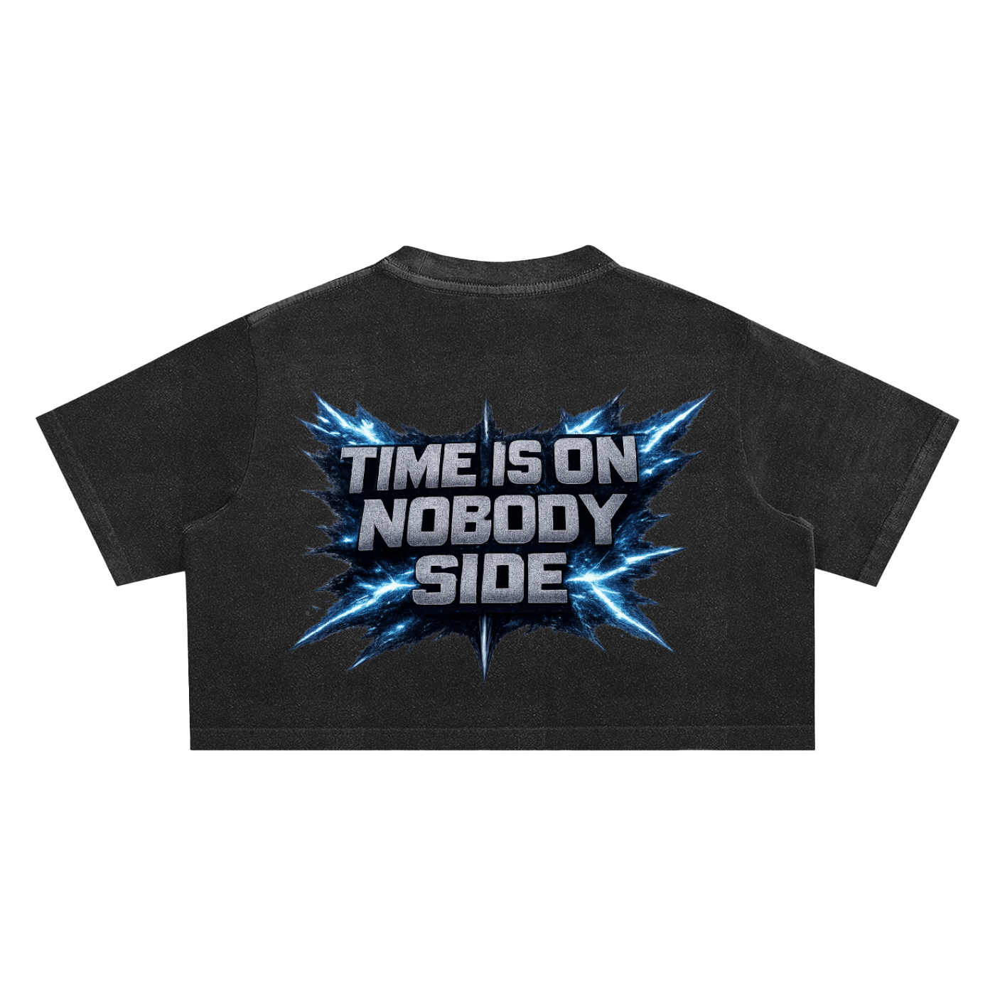 Time Is On Nobody Side,Time Is On Nobody Side Women,Time Is On Nobody Side Crop To,Snow Washed Crop Top,Women Snow Washed Crop Top,Snow Washed,Women,IMTHATSERIOUS,Crop Top,Women Crop Top