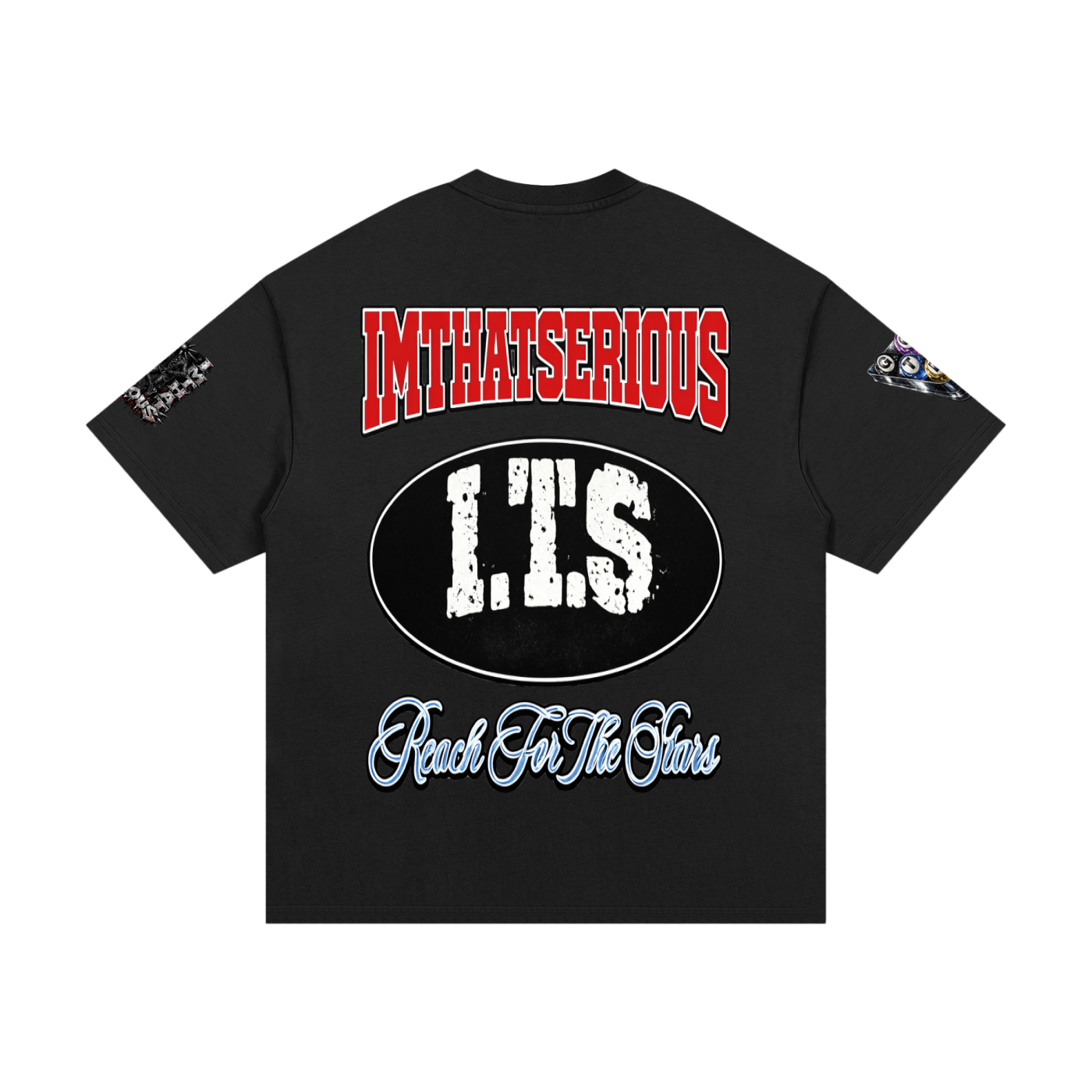  Heavyweight Cotton T-Shirt,I.T.S,IMTHATSERIOUS,Reach For The Stars,Reach For The Stars T-shirt,T-shirt,Men,Men T-shirt,Cotton T-shirt,Men Cotton T-shirt
