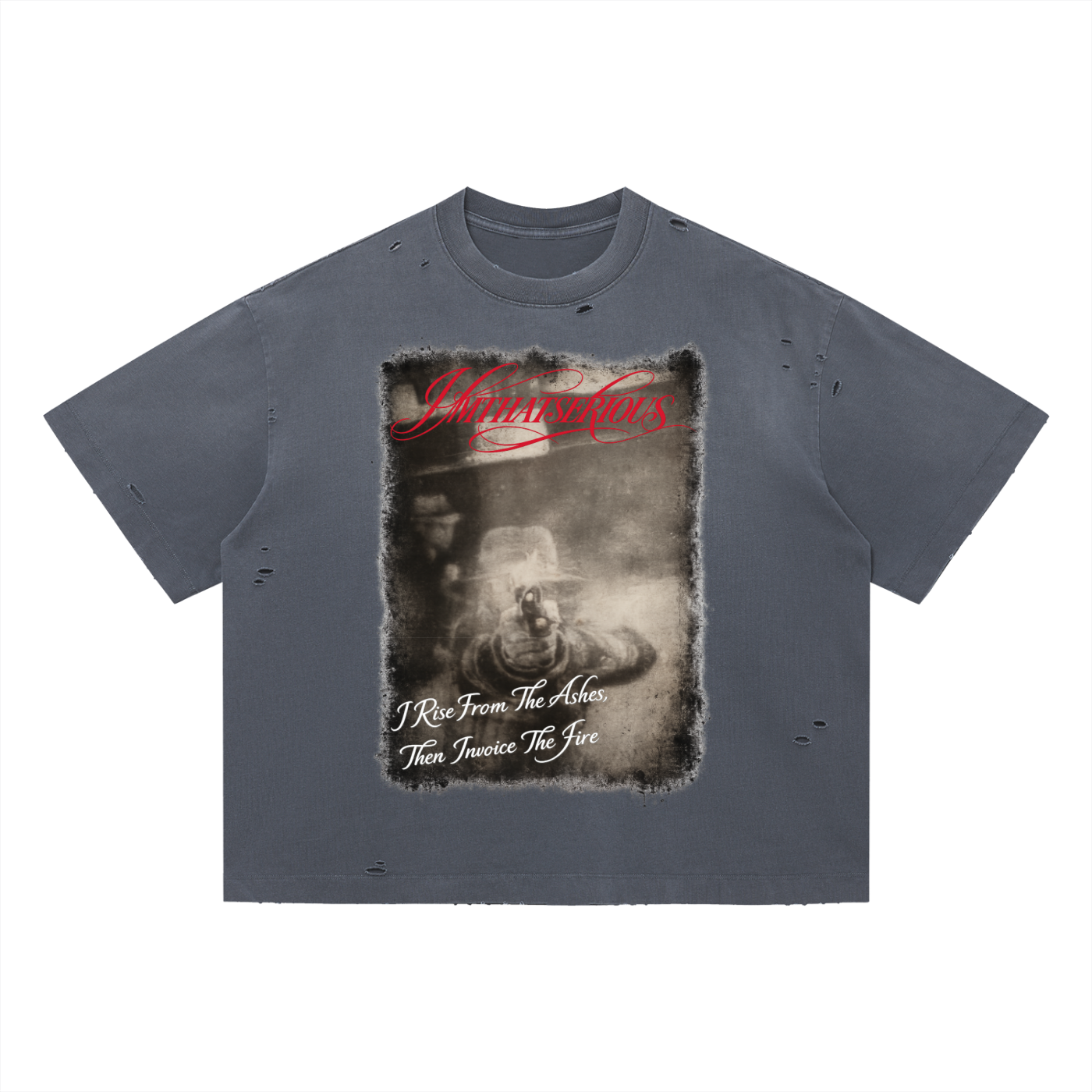 Stay Dangerous,Stay Dangerous Men,Stay Dangerous Men T-Shirt,Men,Men T-Shirt,IMTHATSERIOUS,Vintage Washed Distressed Boxy