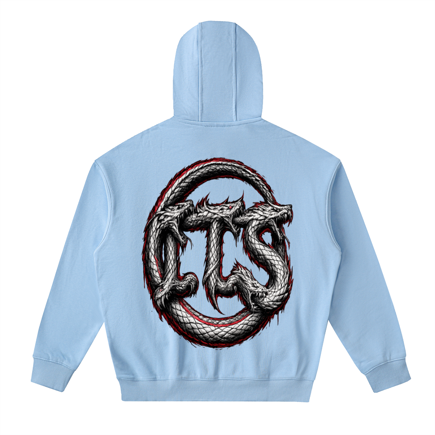 Drop-Shoulder Zip Up Hoodie,Men,Men Hoodie,IMTHATSERIOUS