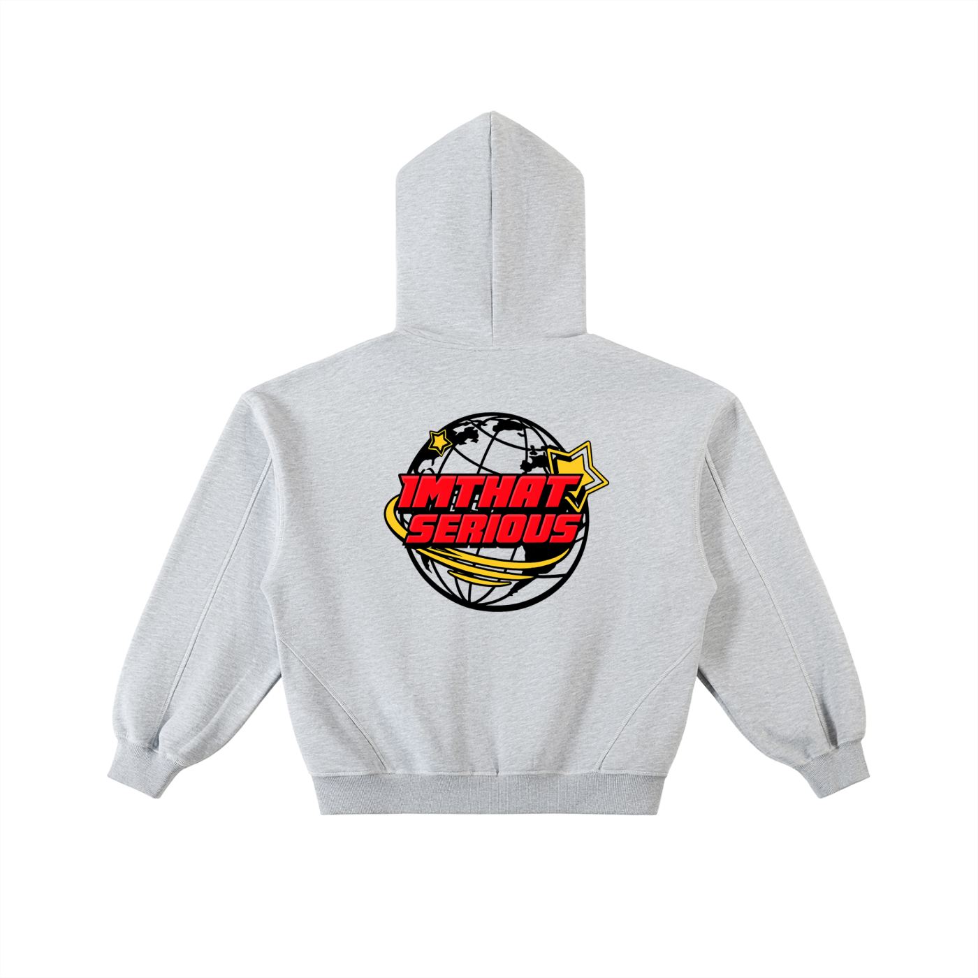 Contrast-Stitched Boxy Fleece ,Hoodie,Men,Women,Tracksuit,Fleece Hoodie,Boxy Fleece Hoodie,Contrast Stitched Boxy Hoodie,Contrast Stitched Hoodies