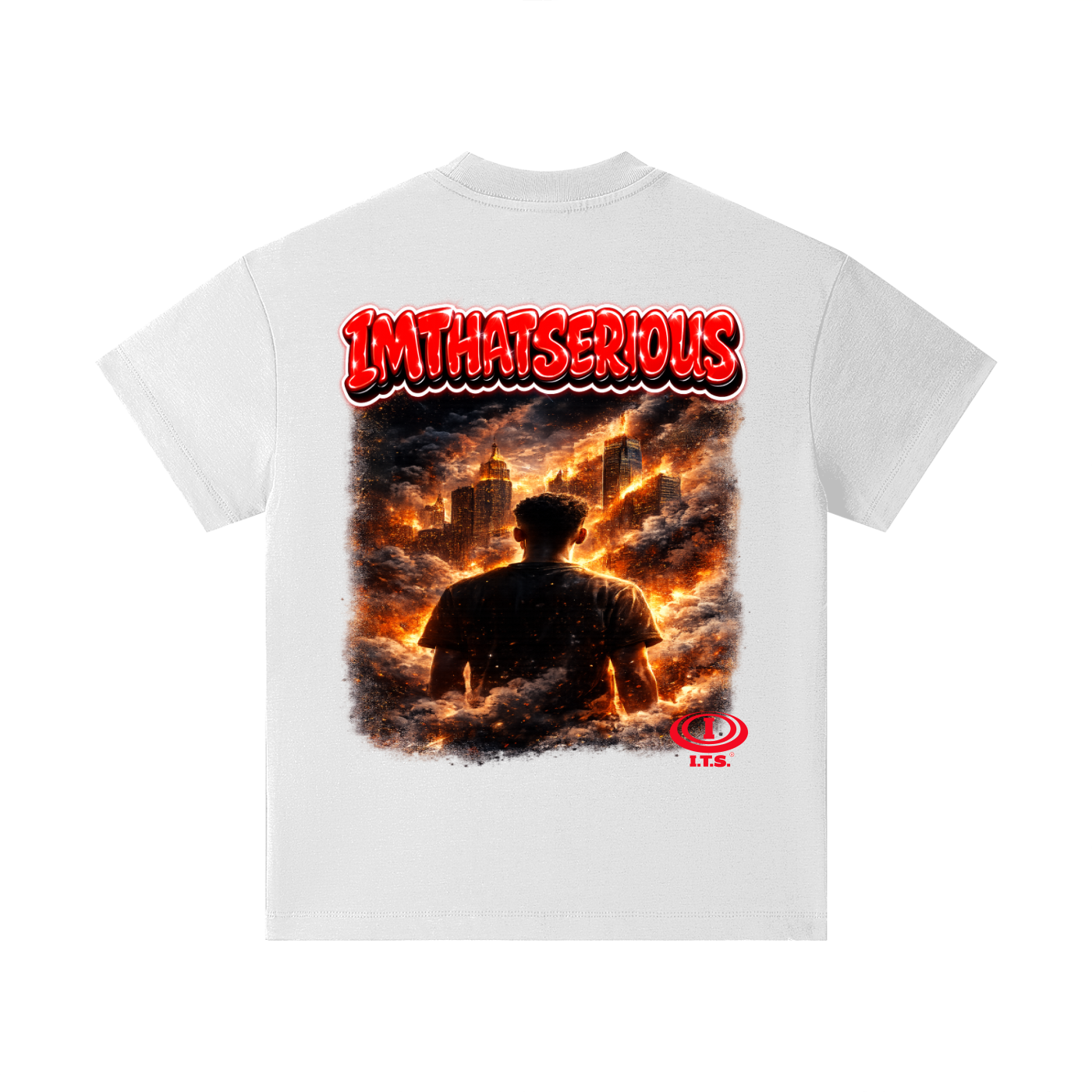 Pure Cotton Kids' T-Shirt,Kids,IMTHATSERIOUS,Cotton,Pure Cotton,T-Shirt,Burn Down City,Burn Down City T-Shirt,Burn Down City Kids T-Shirt