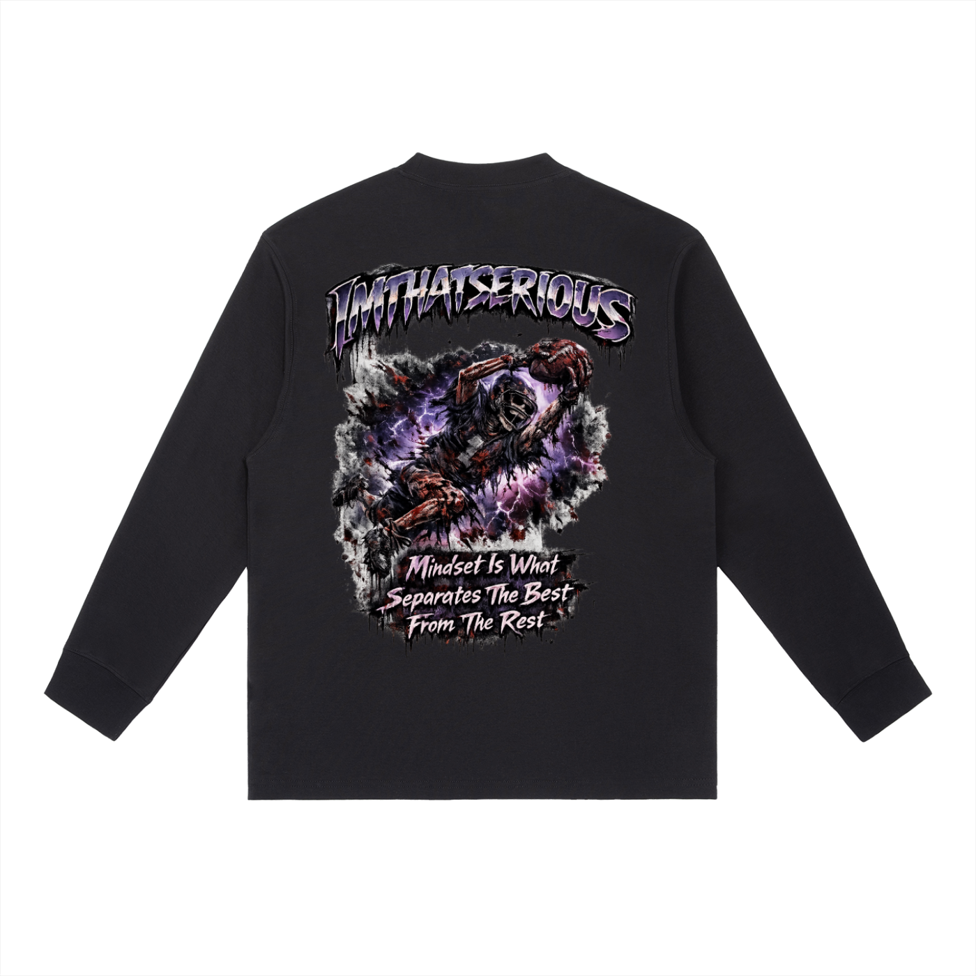 Crewneck Long-Sleeve T-Shirt,IMTHATSERIOUS,Men,men crewneck,men long sleeve t-shirt,long sleeve t-shirt,crewneck,crewneck long sleeve,mindset,mindset men