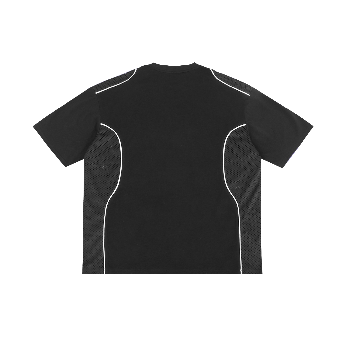 IMTHATSERIOUS,Contrast Piped Panel T-Shirt,Men,Men T-Shirt,MenContrast Piped Panel TShirt