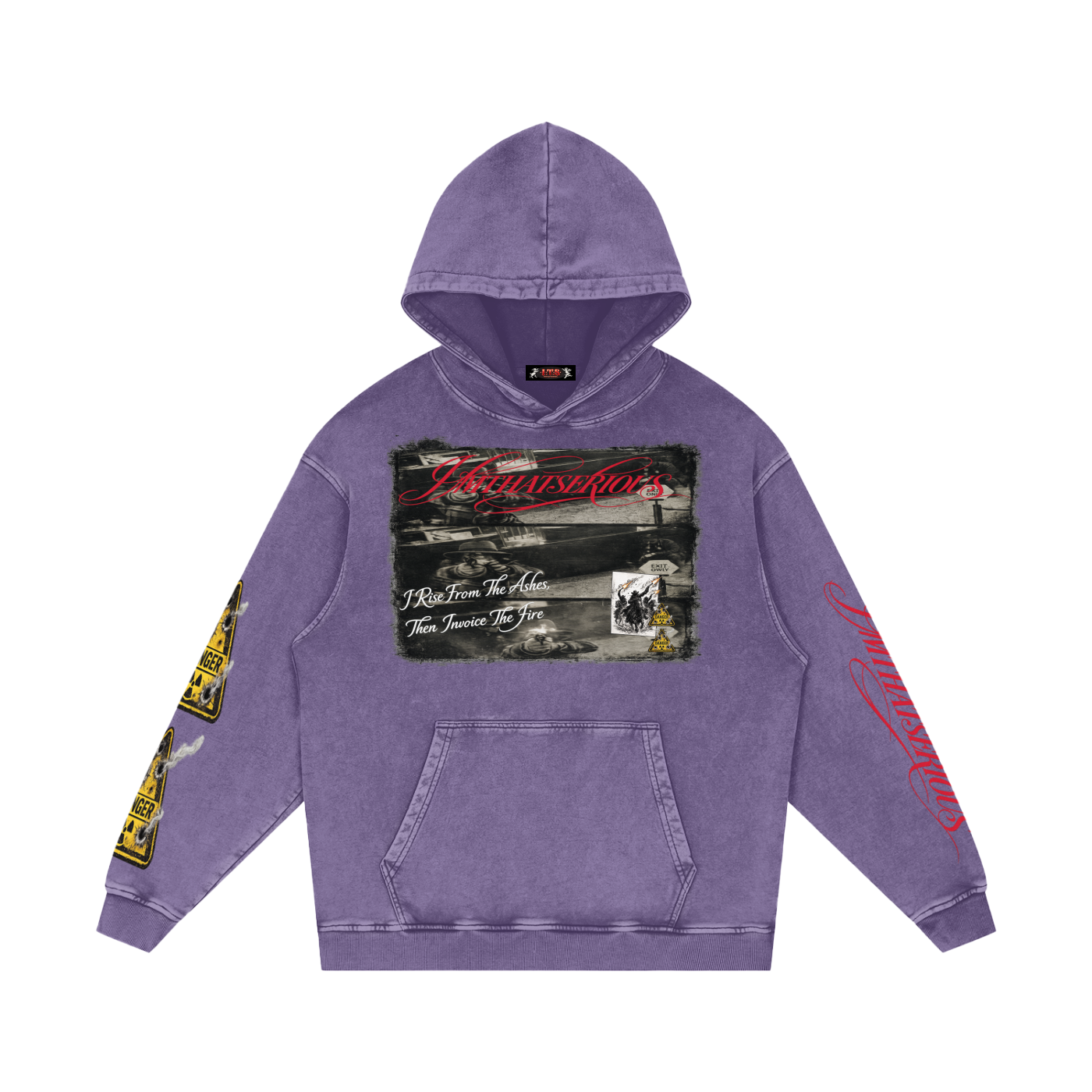 Stay Dangerous,Stay Dangerous Men,Stay Dangerous Men Hoodie,Snow Washed Loose Cotton Hoodi,Men,Men Hoodie,IMTHATSERIOUS