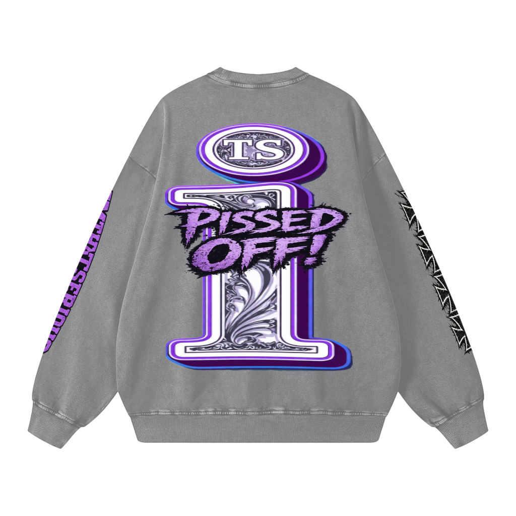 Snow Washed Oversized Sweatshi,IMTHATSERIOUS,Men,Men Sweatshirt,Hottie,Hottie Men,Hottie Men Sweatshirt