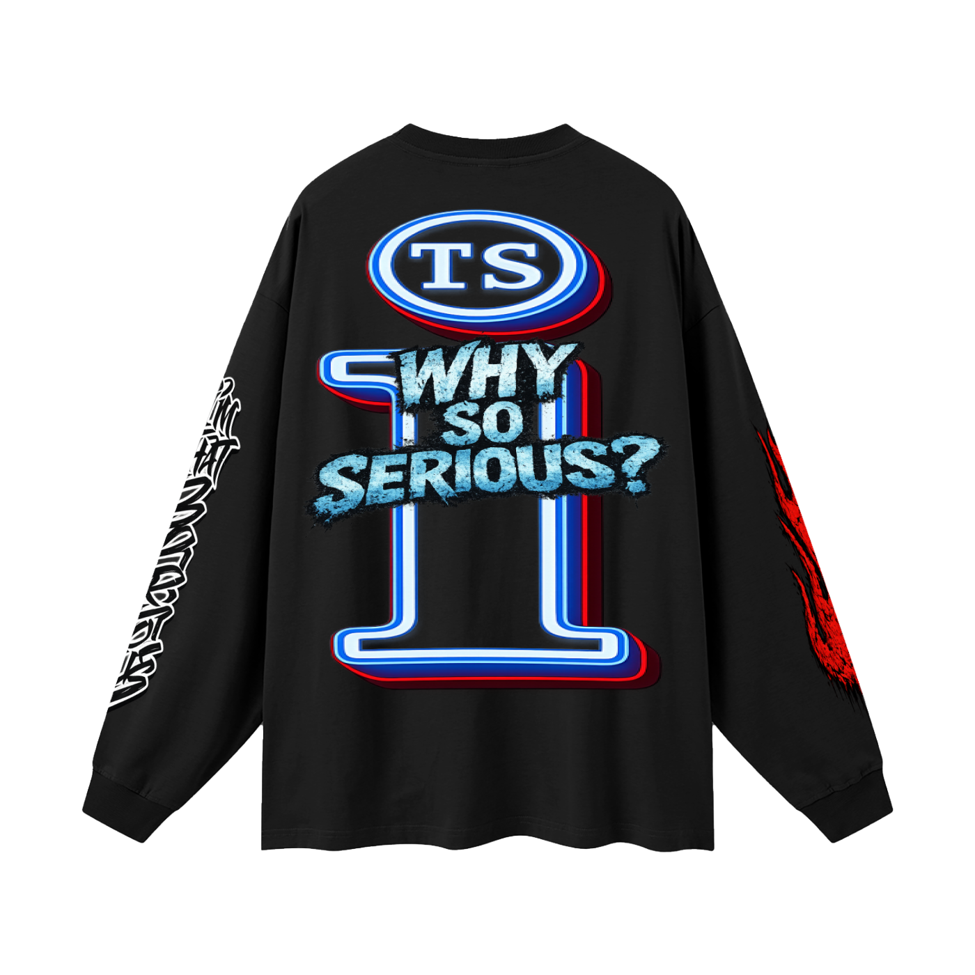 Oversized Long Sleeve T-Shirt,Boyz N the Hood,Boyz N the Hood Men,Boyz N the Hood Men T-Shirt,IMTHATSERIOUS,Men,Men Long Sleeve T-Shirt