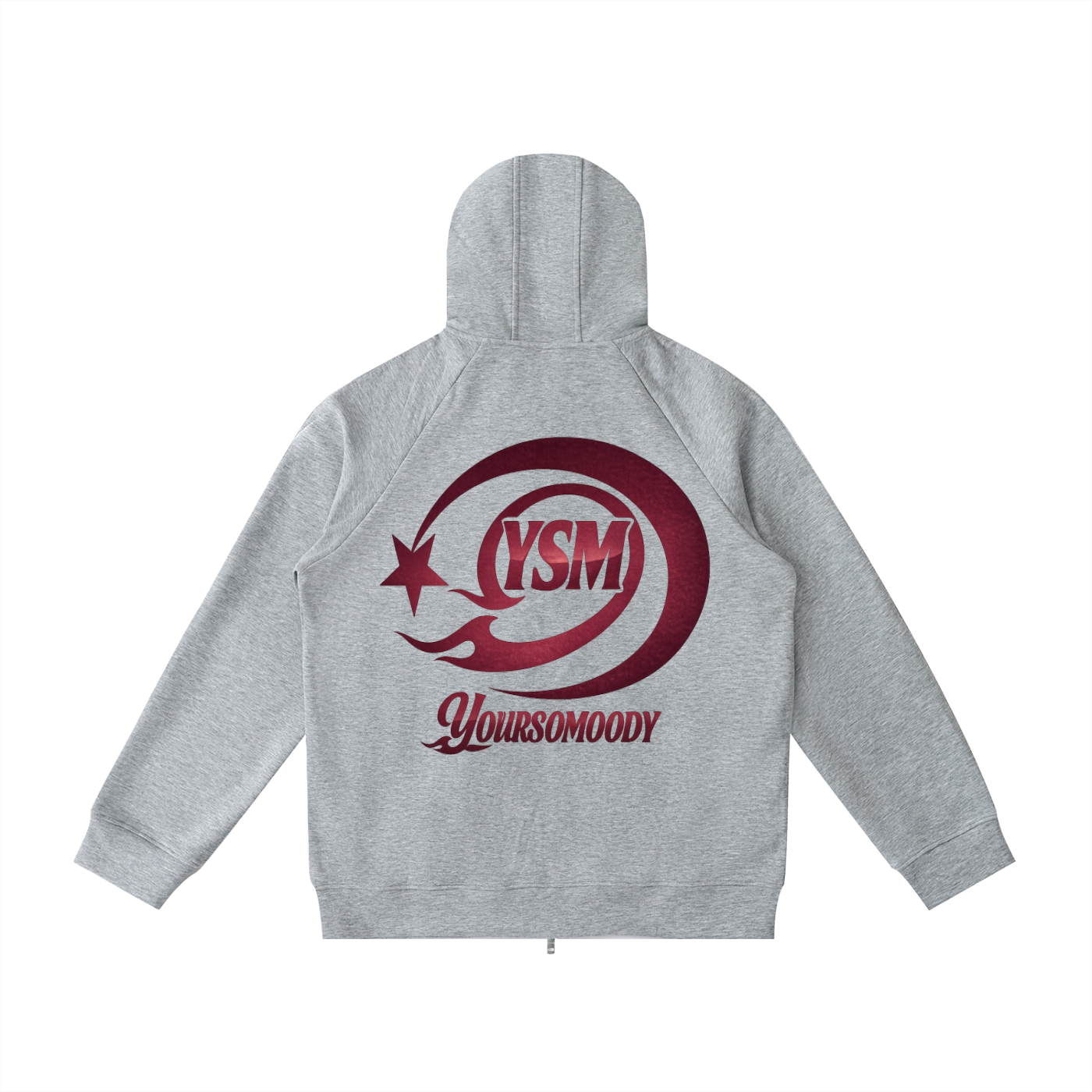 Raglan Sleeve Zip Hoodie,Men,Men Hoodie,IMTHATSERIOUS