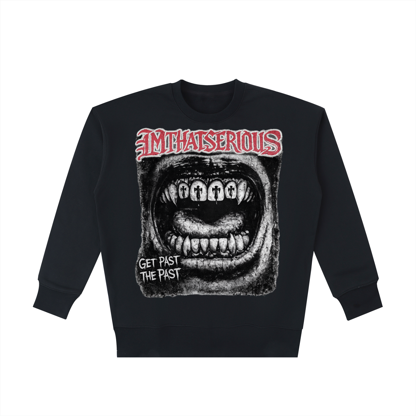 Heavyweight Cotton Sweatshirt,I.T.S,IMTHATSERIOUS,Cotton,Cotton Sweatshirt,Men Sweatshirt,Get Past The Past,Get Past The Best Sweatshirt,Men,Men Cotton Sweatshirt