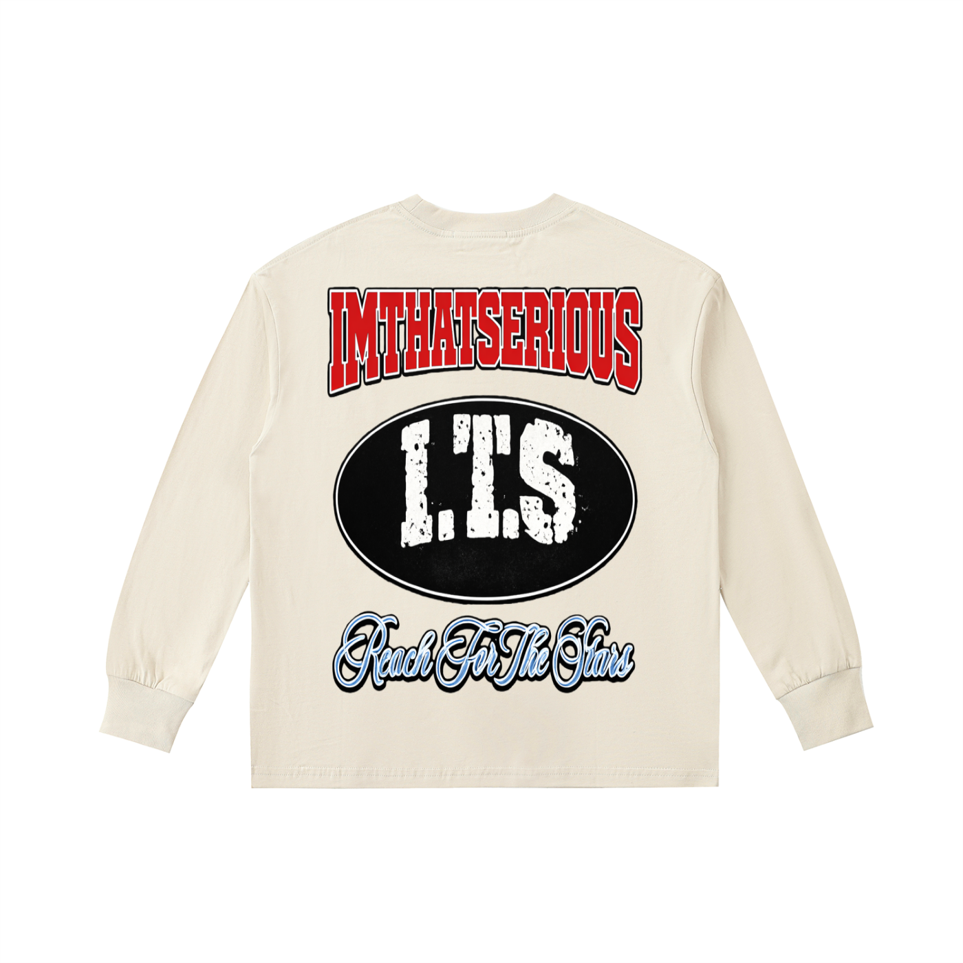 Cotton Long-Sleeve Tee,I.T.S,IMTHATSERIOUS,Kids,Reach For The Stars,Kids Cotton Long-Sleeve Tee,Cotton,Long Sleeve Tee,Reach For The Stars Kids Tee
