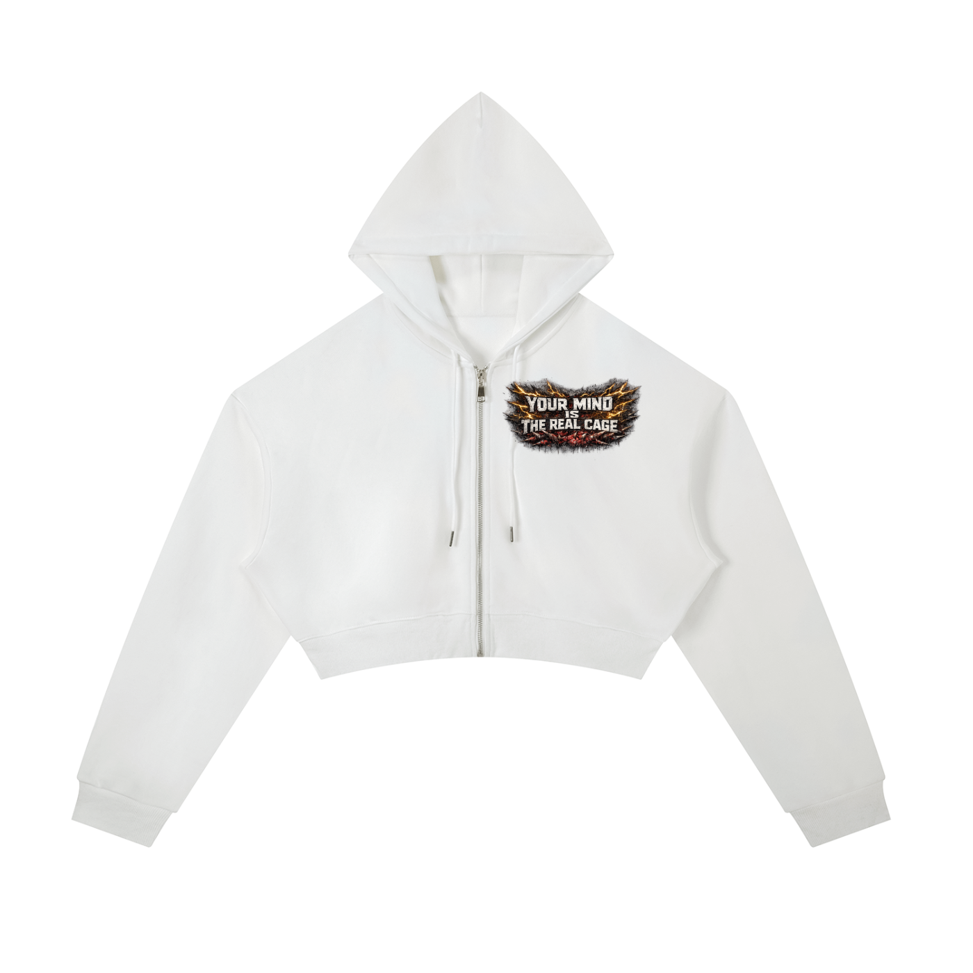 Caged Mind,Caged Mind Women,Cropped Zip-Up Hoodie,Women,IMTHATSERIOUS,Women Tracksuit,Women Hoodie,Women Cropped Hoodie,Women Zip Up Hoodie,Caged Mind Women Tracksuit