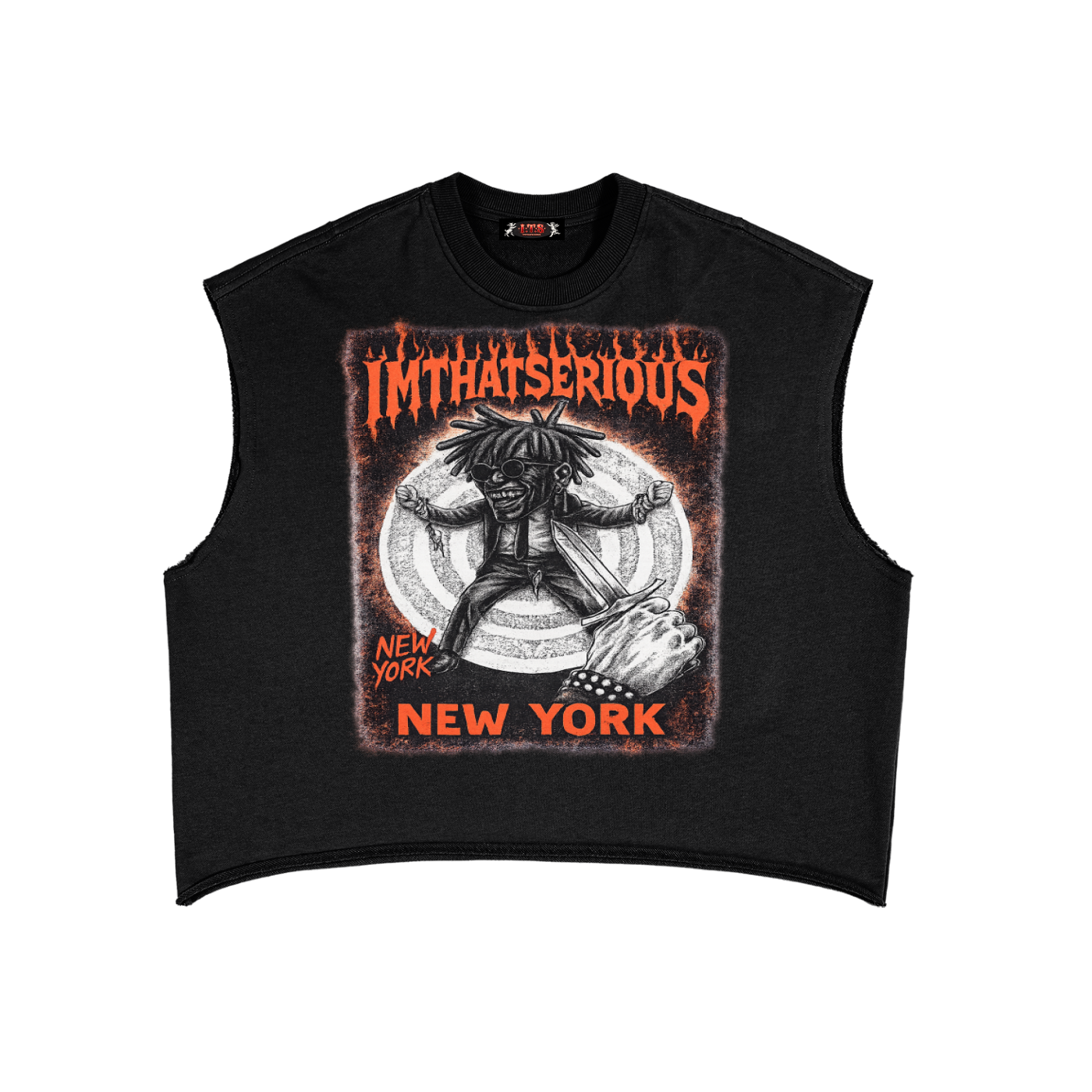 French Terry Boxy Tank Top,Trap,Trap Men,Trap Men Tank Top,Men,Men Tank Top,IMTHATSERIOUS