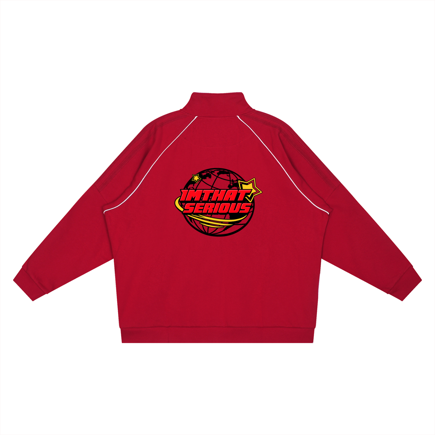 Reflection Striped Raglan Slee,men,women,imthatserious,tracksuit,hoodies,reflection hoodies,reflection tracksuit