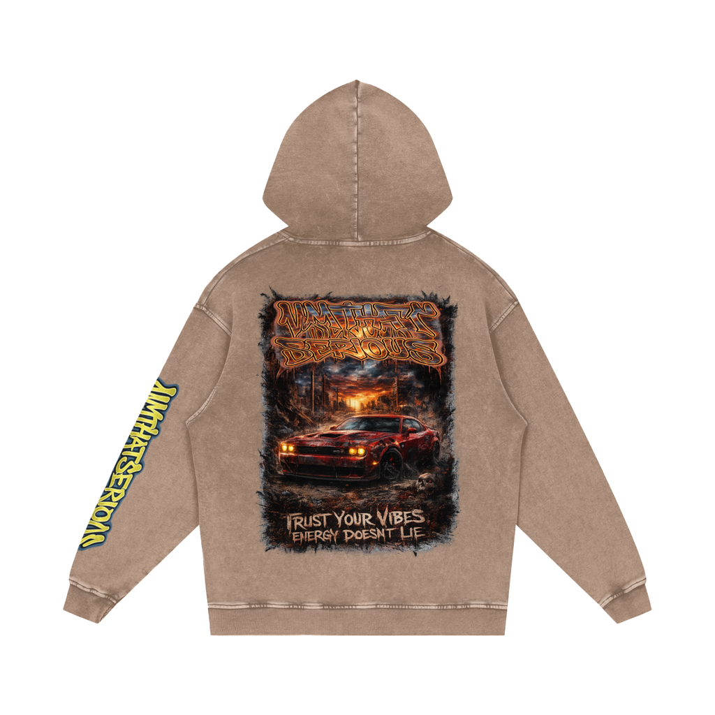 Snow Washed Loose Cotton Hoodi,Trust Your Vibe,Trust Your Vibe Men,Trust Your Vibe Men Hoodie,IMTHATSERIOUS,Men,Men Hoodie,Men Snow Washed Hoodie,Men Cotton Hoodie,Men Snow Washed Loose Hoodie