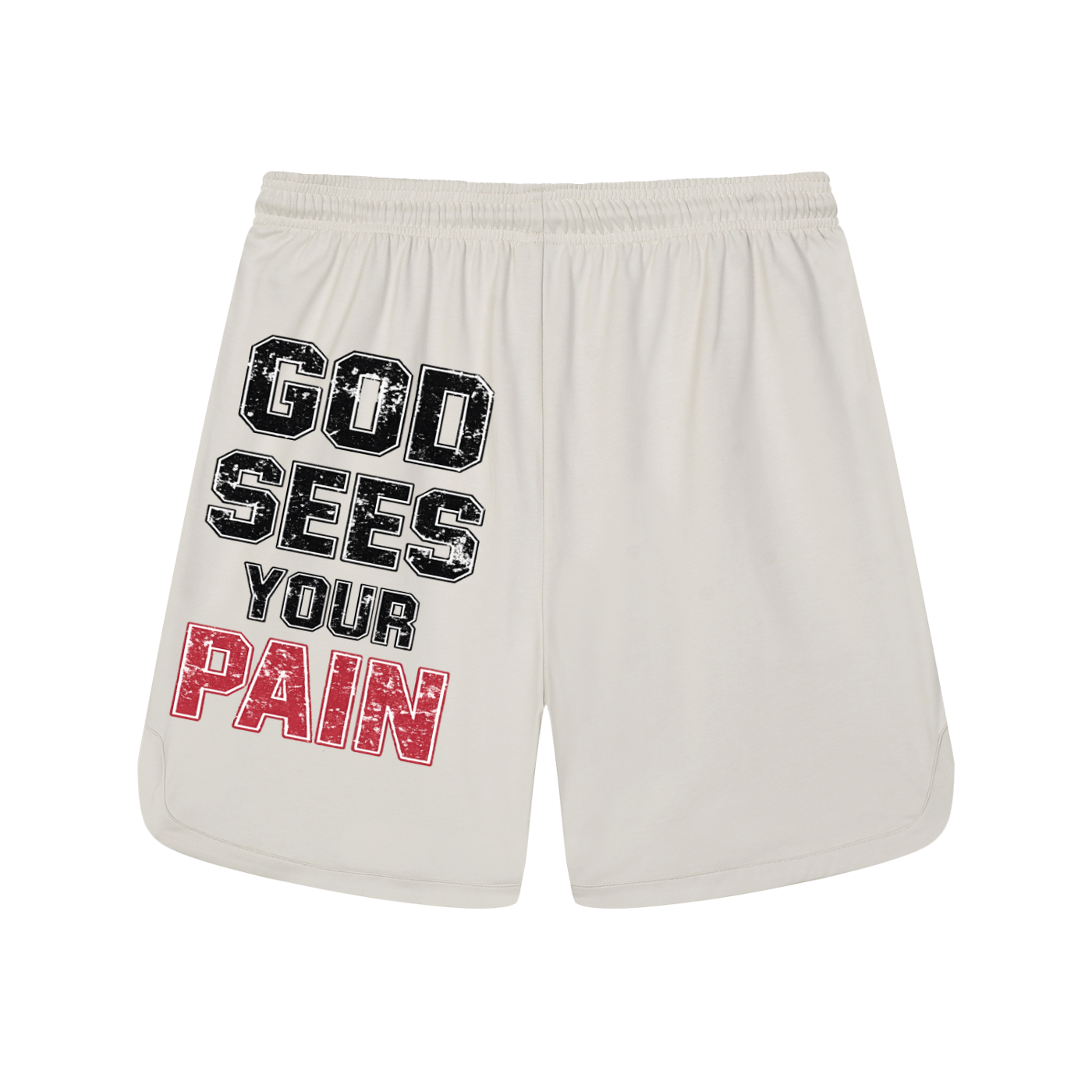 Mesh-Lined Performance Shorts,God Sees Your Pain,God Sees Your Pain Shorts,Shorts,IMTHATSERIOUS,I.T.S,Men,Men Shorts