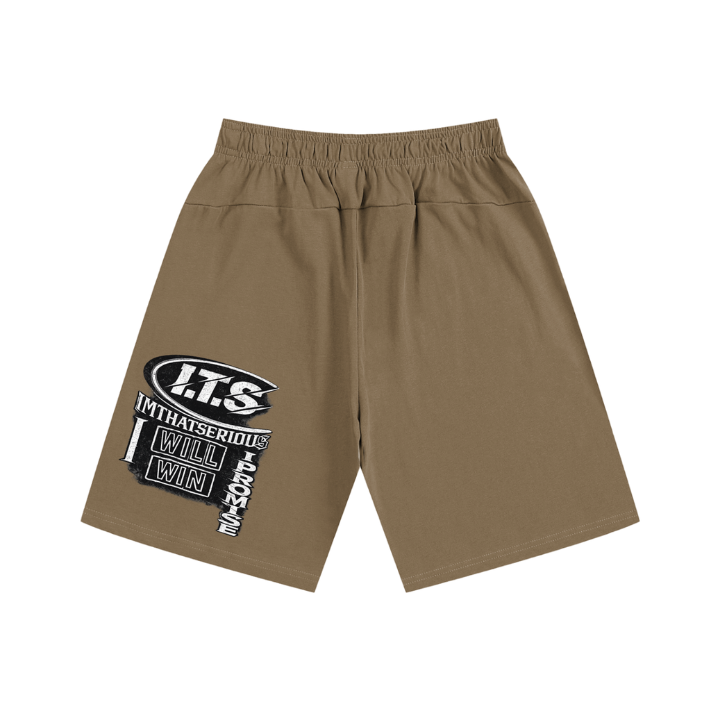 Heavyweight Cotton Shorts,I.T.S,IMTHATSERIOUS,Men,Men Shorts,Shorts,Cotton Shorts,I Will Win,I Will Win Shorts,I Will Win Men Shorts