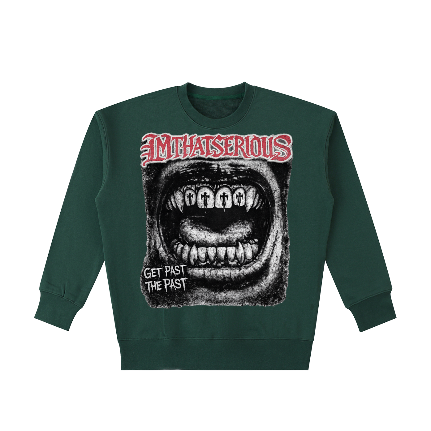 Heavyweight Cotton Sweatshirt,I.T.S,IMTHATSERIOUS,Cotton,Cotton Sweatshirt,Men Sweatshirt,Get Past The Past,Get Past The Best Sweatshirt,Men,Men Cotton Sweatshirt