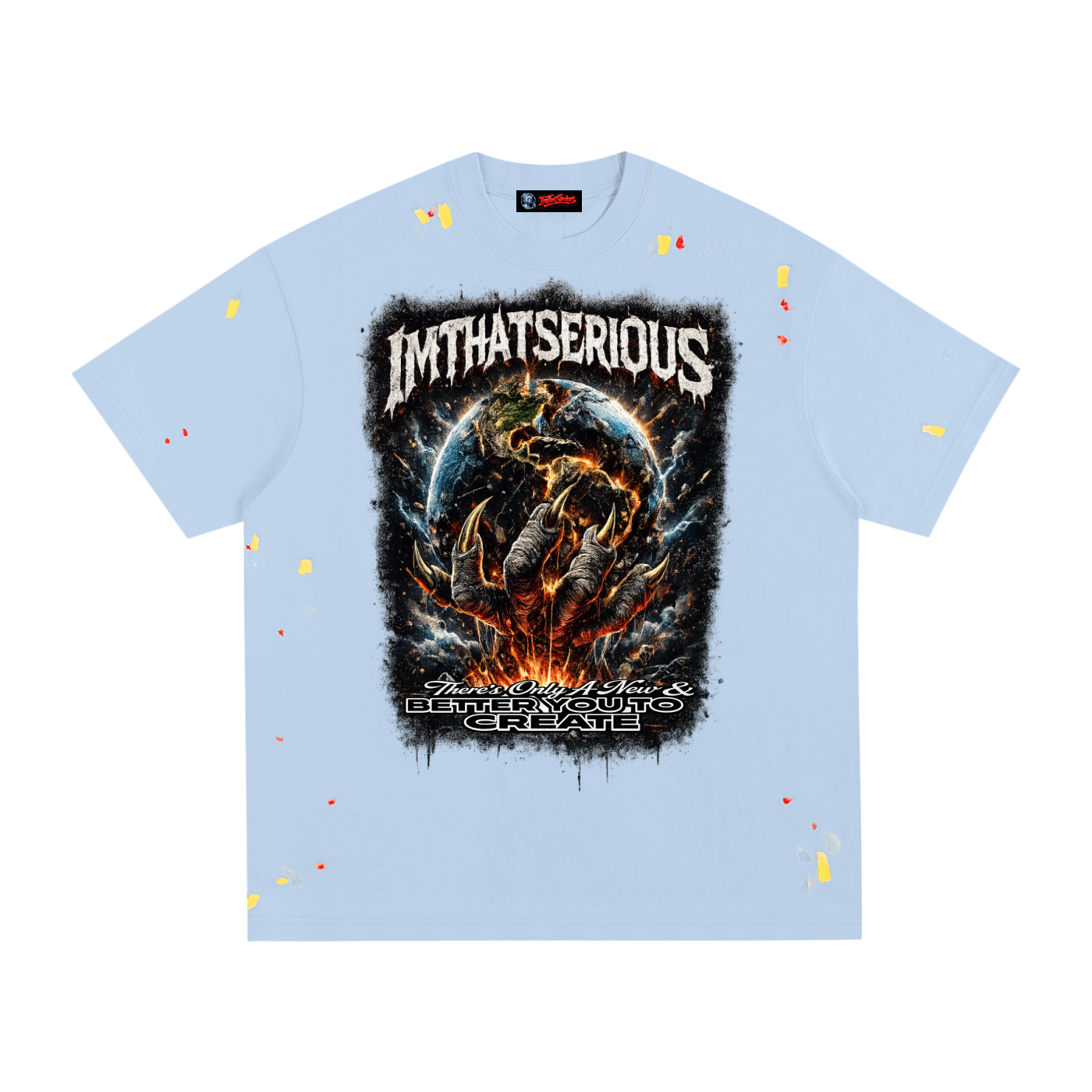 Paint Splatter T-Shirt,Creator Paint Splatter T-Shirt,Men Paint Splatter T-Shirt,Creator,IMTHATSERIOUS,Creator Men,Creator Men T-Shirt