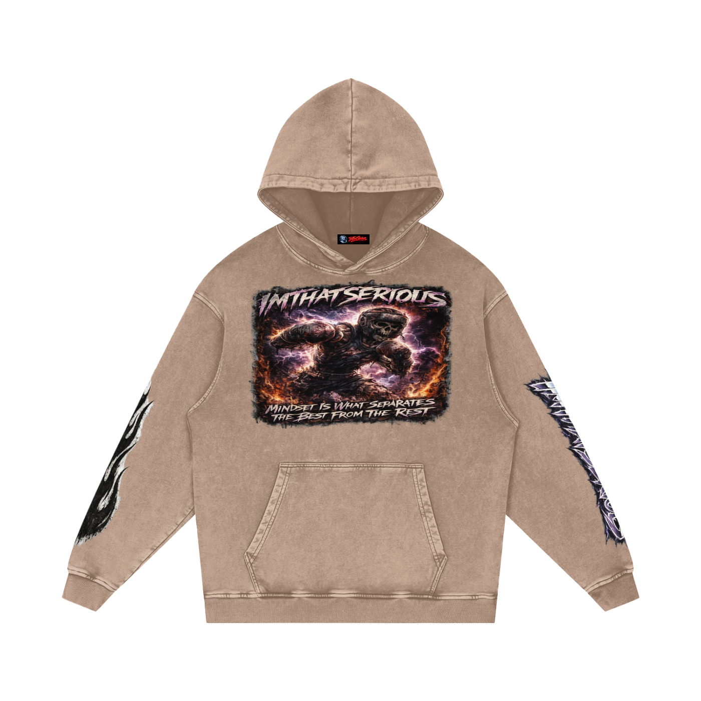 The Greatest,The Greatest Men,The Greatest Men Hoodie,Snow Washed Loose Cotton Hoodi,IMTHATSERIOUS,Men,Men Hoodie,Men Snow Washed Hoodie,Men Cotton Hoodie,Men Snow Washed Cotton Hoodie