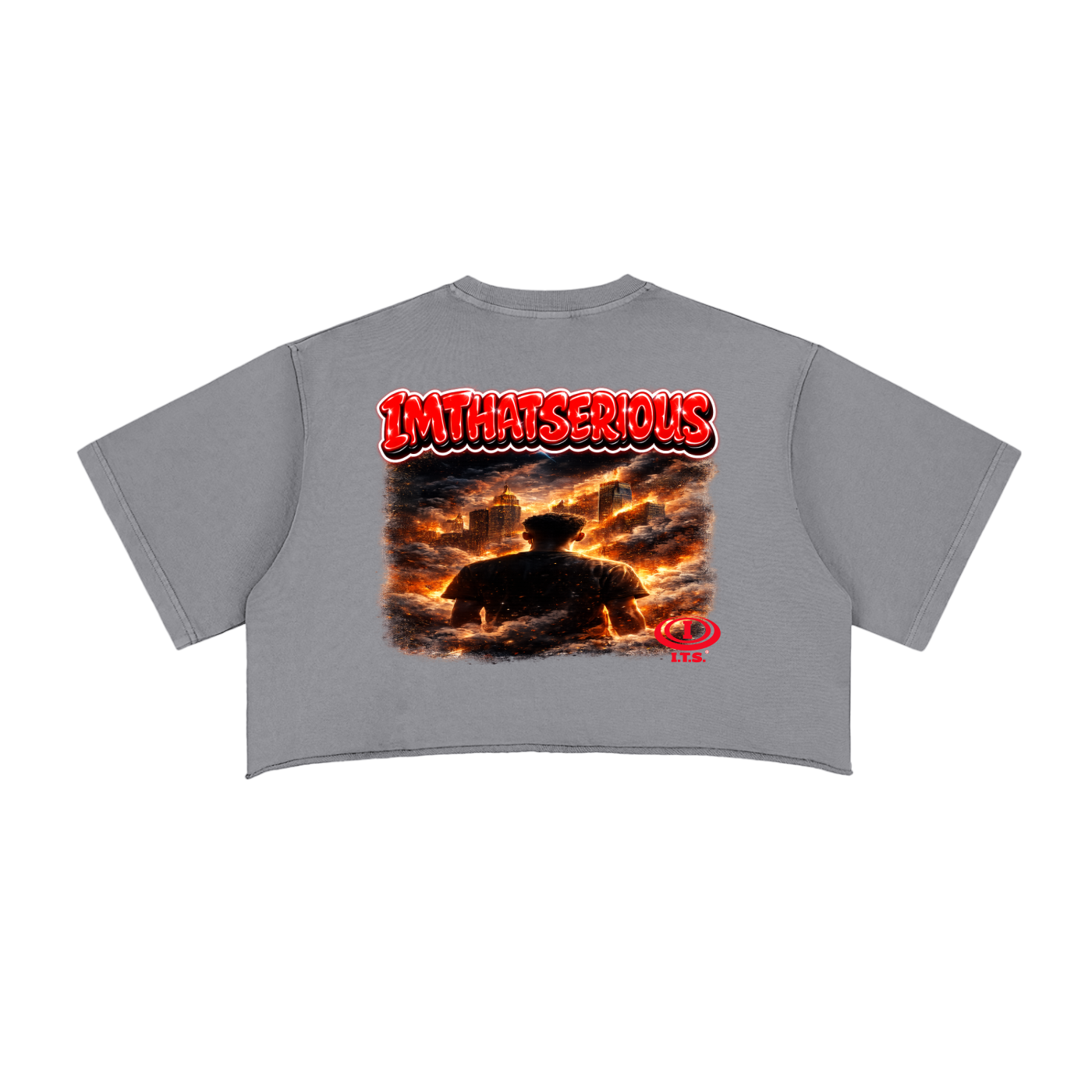 Snow Washed Raw Edge Crop Top,IMTHATSERIOUS,Burn Down City,Burn Down City Crop Top,Snow Washed,Female,Women,Women Crop Top,Snow Washed Crop Top,Female Crop Top