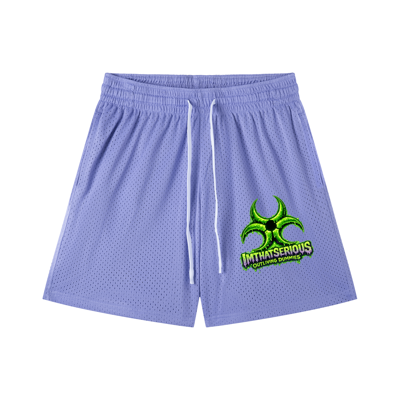 Mesh Drawstring Shorts,IMTHATSERIOUS,Men,Women,Shorts,Mesh Shorts,Drawstring Shorts