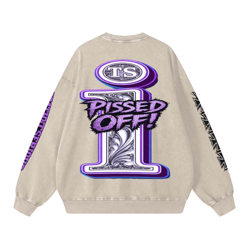 Snow Washed Oversized Sweatshi,IMTHATSERIOUS,Men,Men Sweatshirt,Hottie,Hottie Men,Hottie Men Sweatshirt