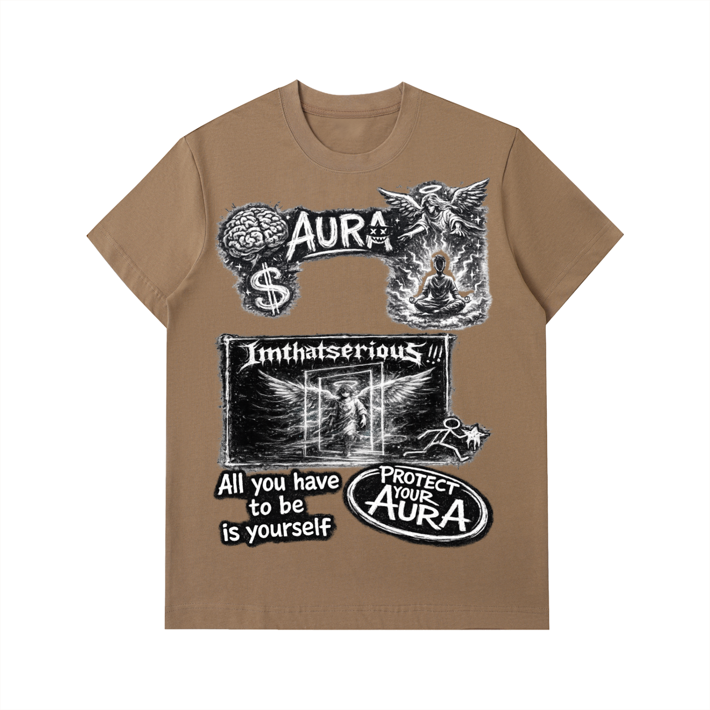 Aura' Cotton T-Shirt,Men,Men T-Shirt,Men Cotton T-Shirt,IMTHATSERIOUS,Men Aura,Men Aura T-Shirt,Men Aura Cotton T-Shirt