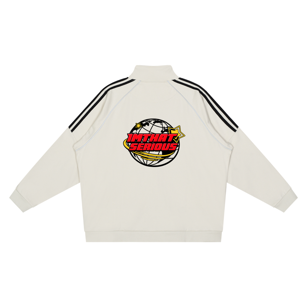 Reflection Striped Raglan Slee,men,women,imthatserious,tracksuit,hoodies,reflection hoodies,reflection tracksuit