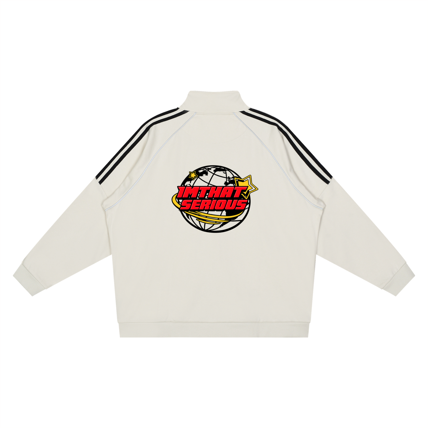 Reflection Striped Raglan Slee,men,women,imthatserious,tracksuit,hoodies,reflection hoodies,reflection tracksuit