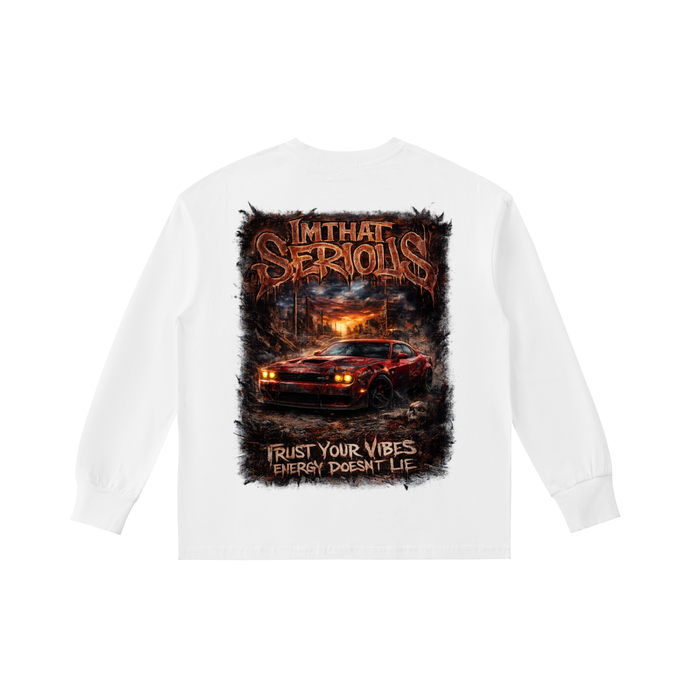 IMTHATSERIOUS,Kids,Kids' Cotton Long-Sleeve Tee,Kids Long Sleeve Tee,Kids Sleeve Tee,Trust Vibes,Trust Vibes Kids,Trust Vibes Kids Sleeve Tee