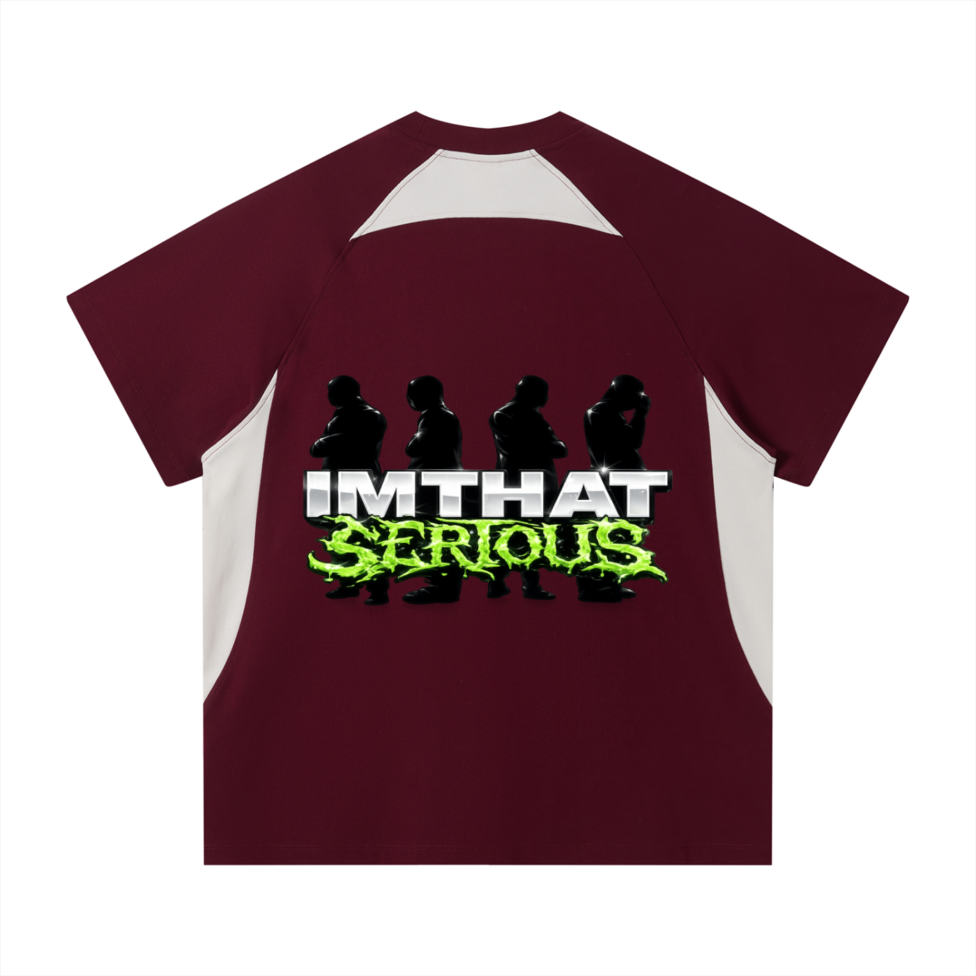 Men' Contrast Panel T-Shirt,IMTHATSERIOUS,Men,Men T-Shirt,Men Contrast T-Shirt,Contrast T-Shirt,Men Contrast Panel T-Shirt,Contrast Panel T-Shirt