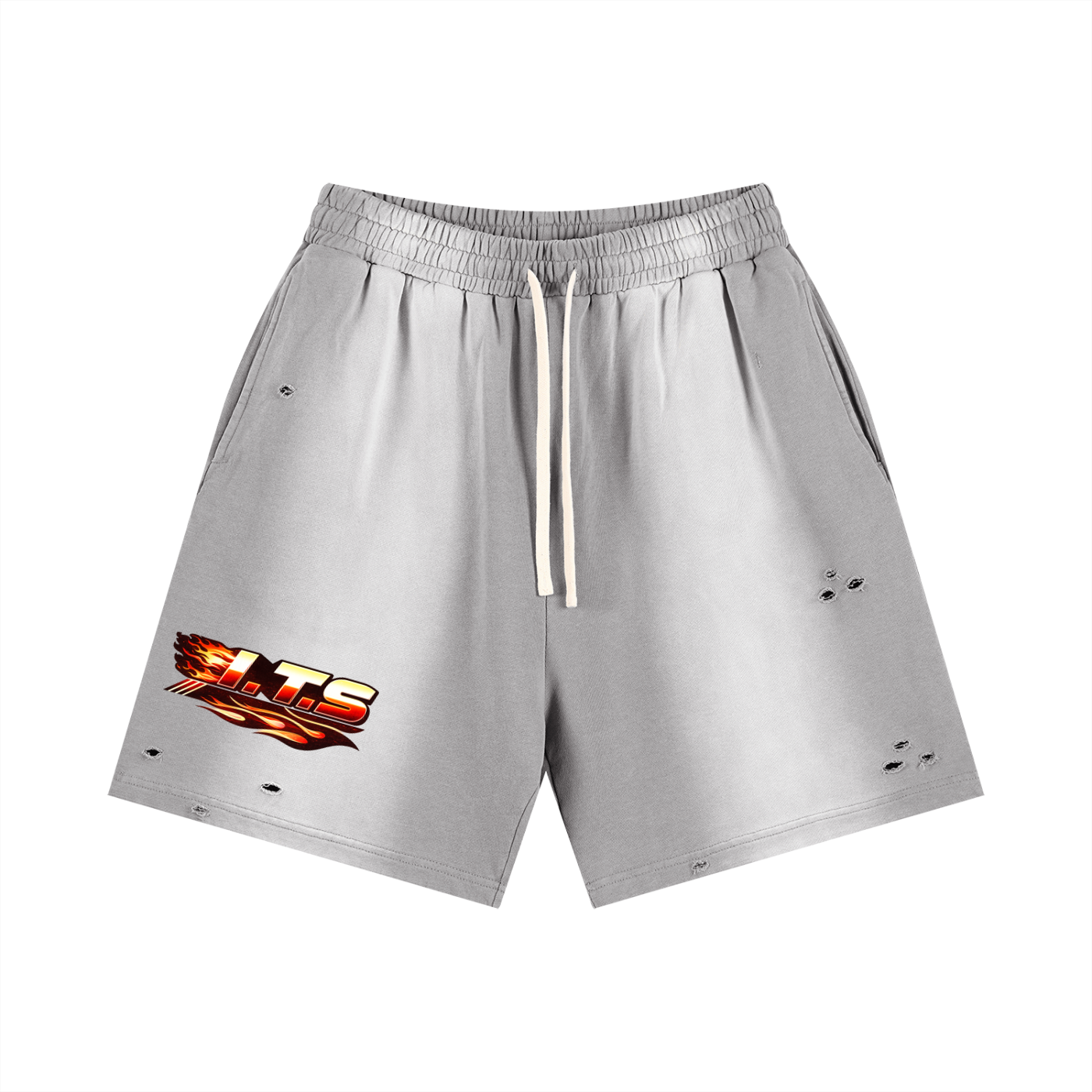 Sun Fade Distressed Shorts,Men,Men Shorts,IMTHATSERIOUS