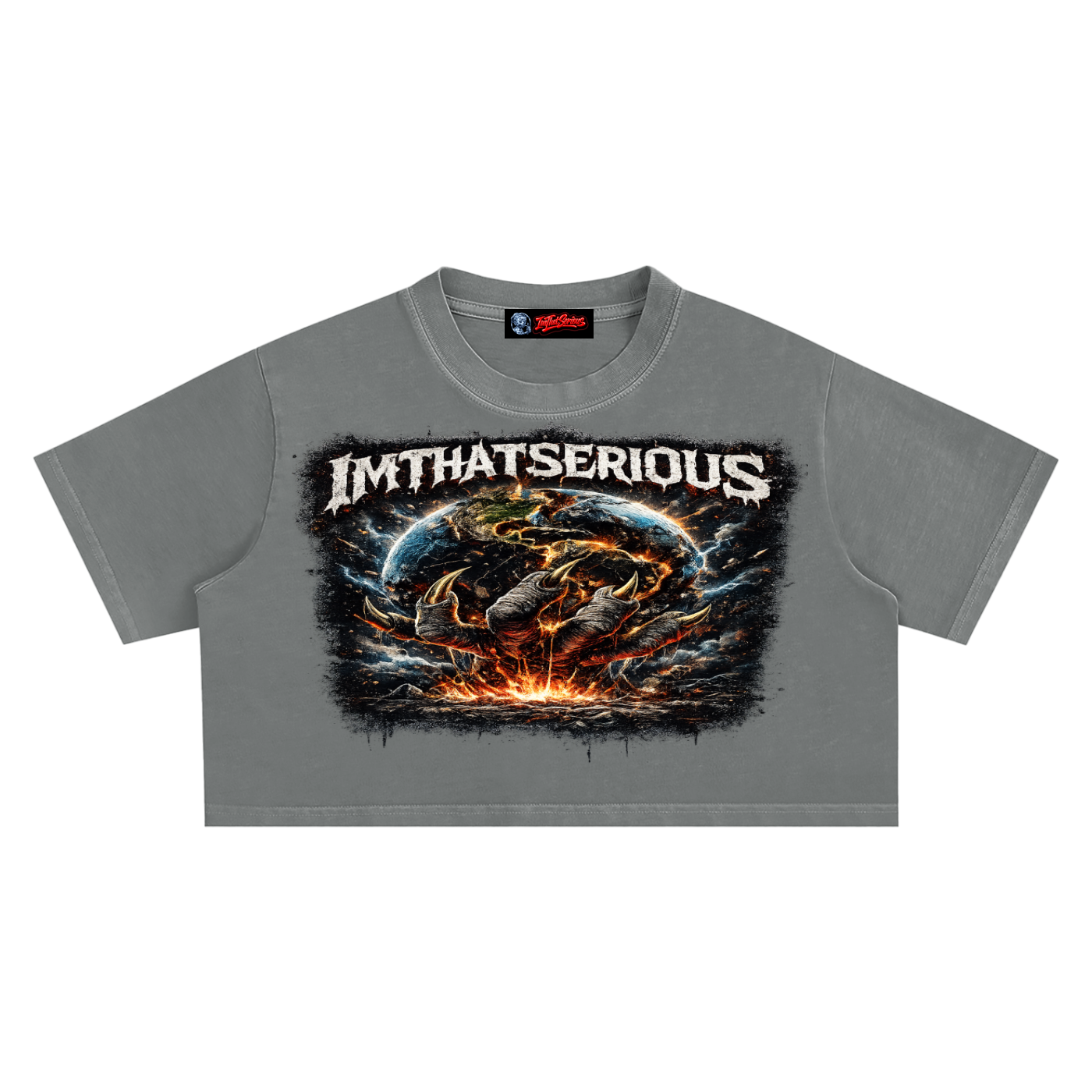 Snow Washed Crop Top,Women,Creator,IMTHATSERIOUS,Creator Women,Creator Women Crop Top,Crop Top,Snow Washed,Women Crop Top