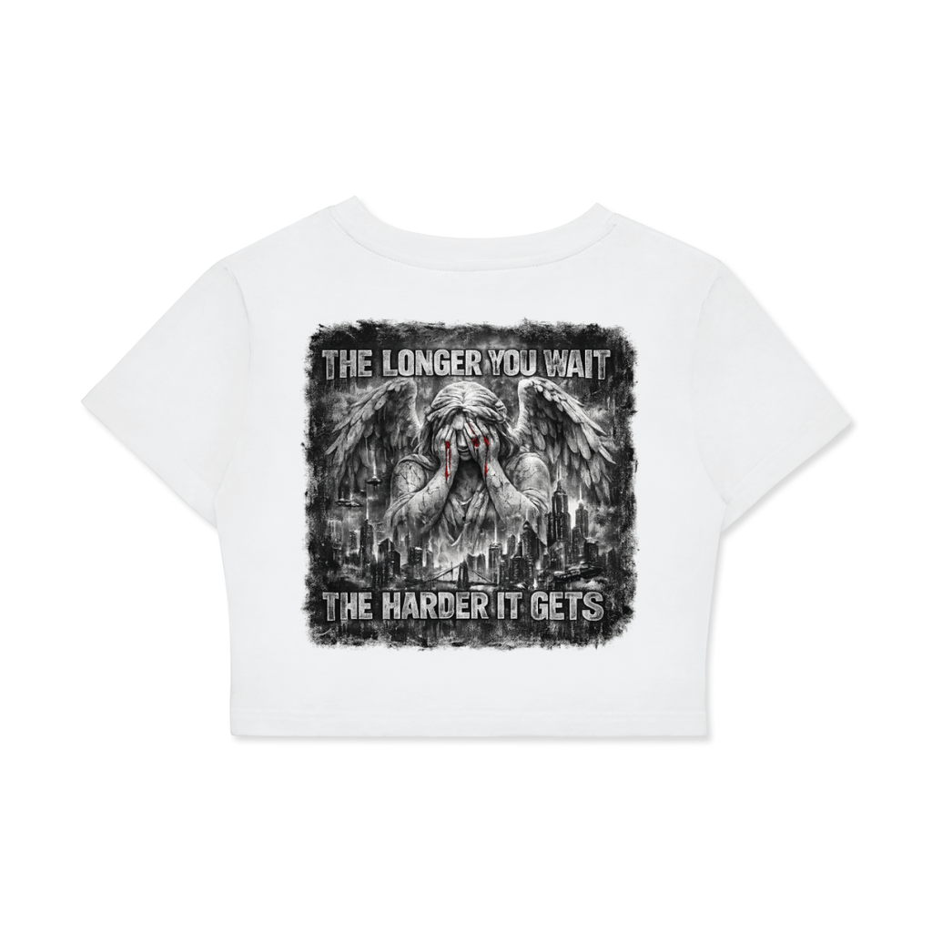 Angels Cry,Angels Cry Fitted Cropped Top,IMTHATSERIOUS,Fitted Crop Cotton T-Shirt,Cotton,Crop Top,Fitted Crop Top,Crop T-Shirt,Fitted Crop T-Shirt