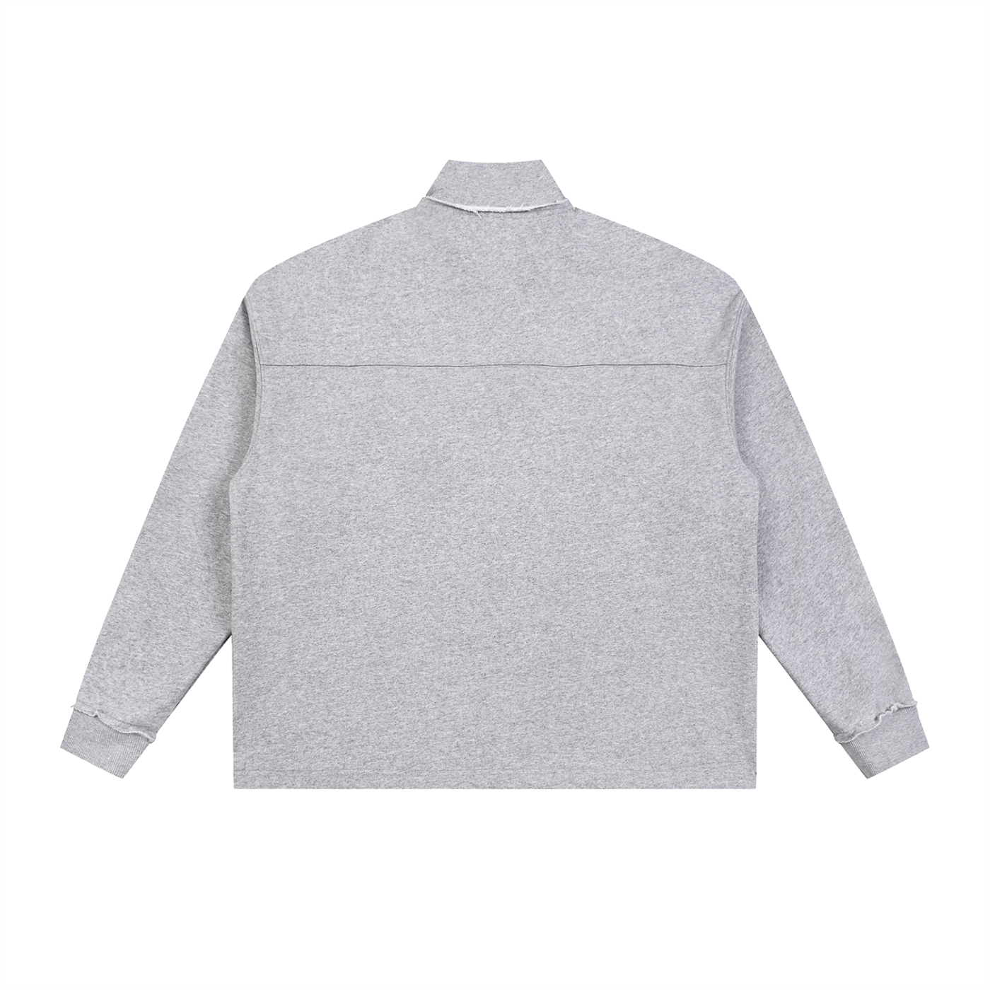 Half-Zip Rolled Edge Fleece Sw,imthatserious,women,men,sweatshirt,half zip sweatshirt