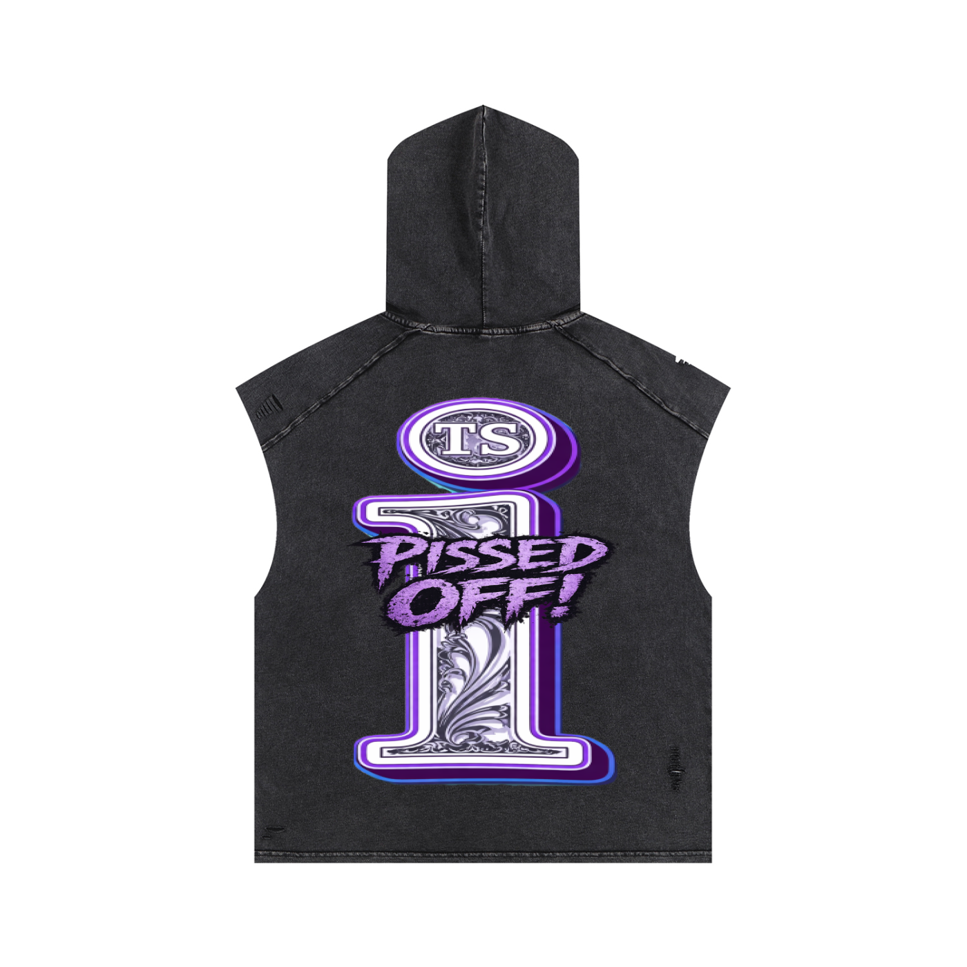 Snow Washed Boxy Hooded Tank T,Men,Men Tank Top Hoodie,Singers,Singers Men,Singers Men Tank Top Hoodie,IMTHATSERIOUS