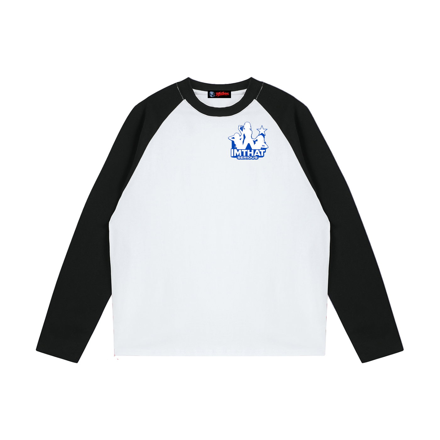 Color-Blocked Raglan Long-Slee,Men,Women,IMTHATSERIOUS,Long Sleeve T-Shirt,Color Blocked Long Sleeve,Raglan Long Sleeve T-Shirt