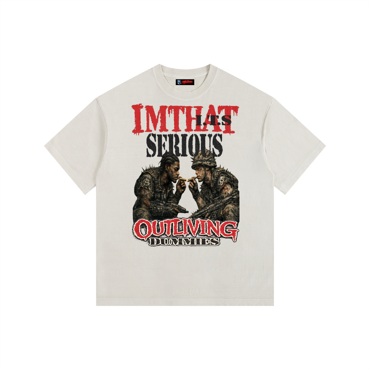 War Gas Mud,War Gas Mud Men,War Gas Mud T-Shirt,War Gas Mud Men T-Shirt,IMTHATSERIOUS,Men,Vintage Washed Oversized Cotto,Men Vintage Washed T-Shirt,Men Cotton T-Shirt,Men Oversized T-Shirt