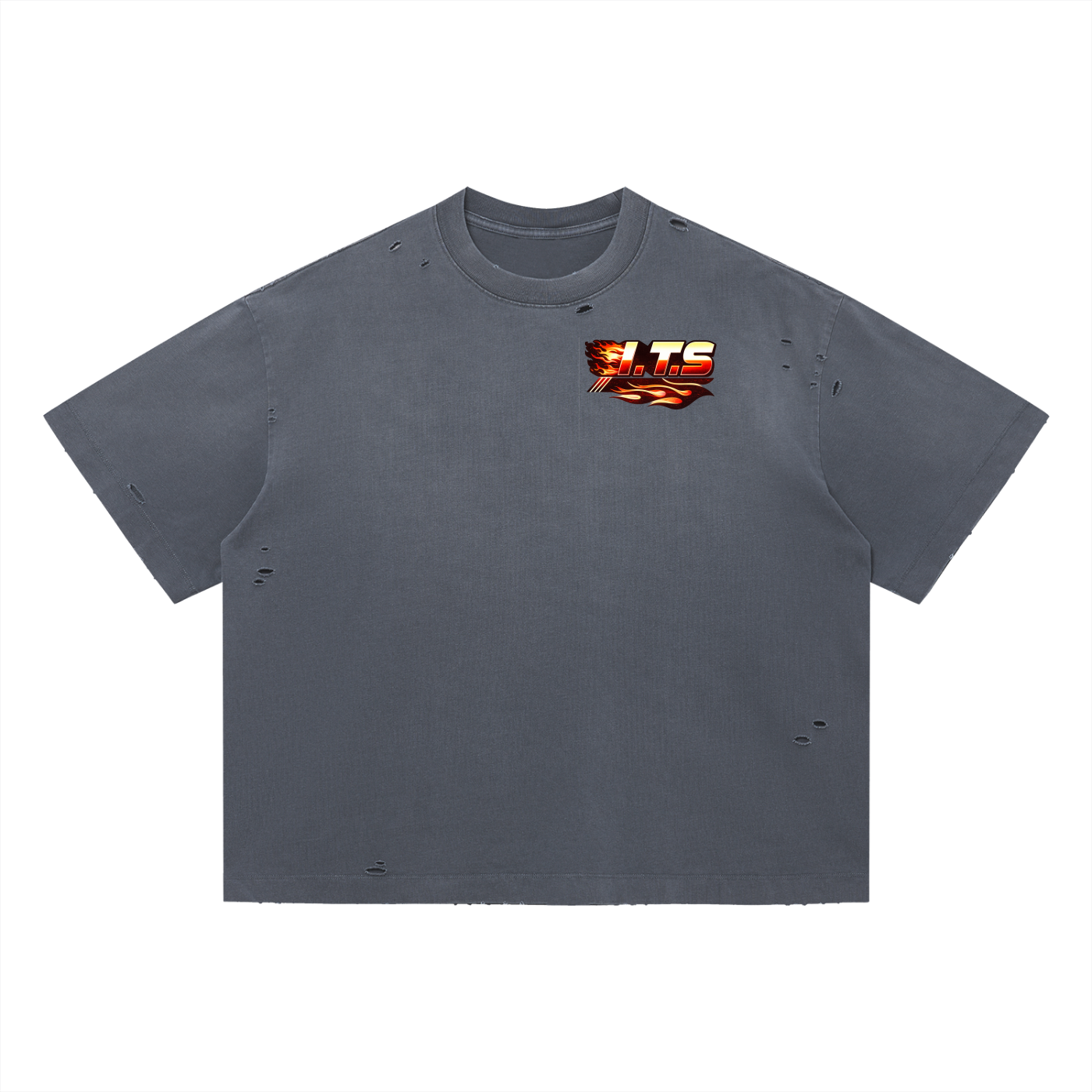 Vintage Washed Distressed Boxy,Men,Men T-Shirt,IMTHATSERIOUS