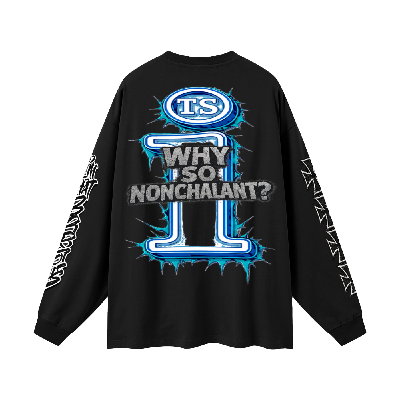 Oversized Long Sleeve T-Shirt,IMTHATSERIOUS,Men,Stack Men,Stack Men Long Sleeve T-Shirt,Men Long Sleeve T-Shirt