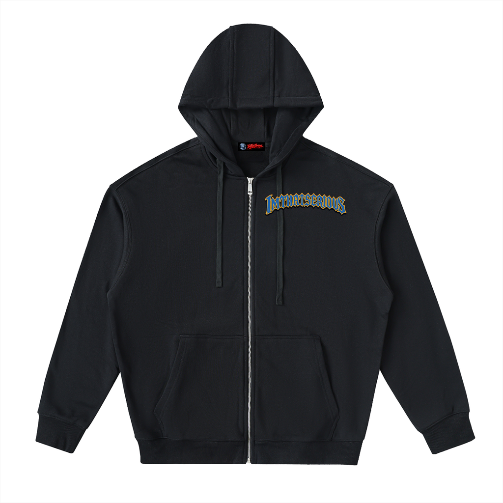 Drop-Shoulder Zip Up Hoodie,IMTHATSERIOUS,Men,Men Zip Up Hoodie,Hoodie,Zip Up Hoodie,Keep Going,Keep Going Zip Up Hoodie,Keep Going Men Hoodie,Keep Going Men Tracksuit